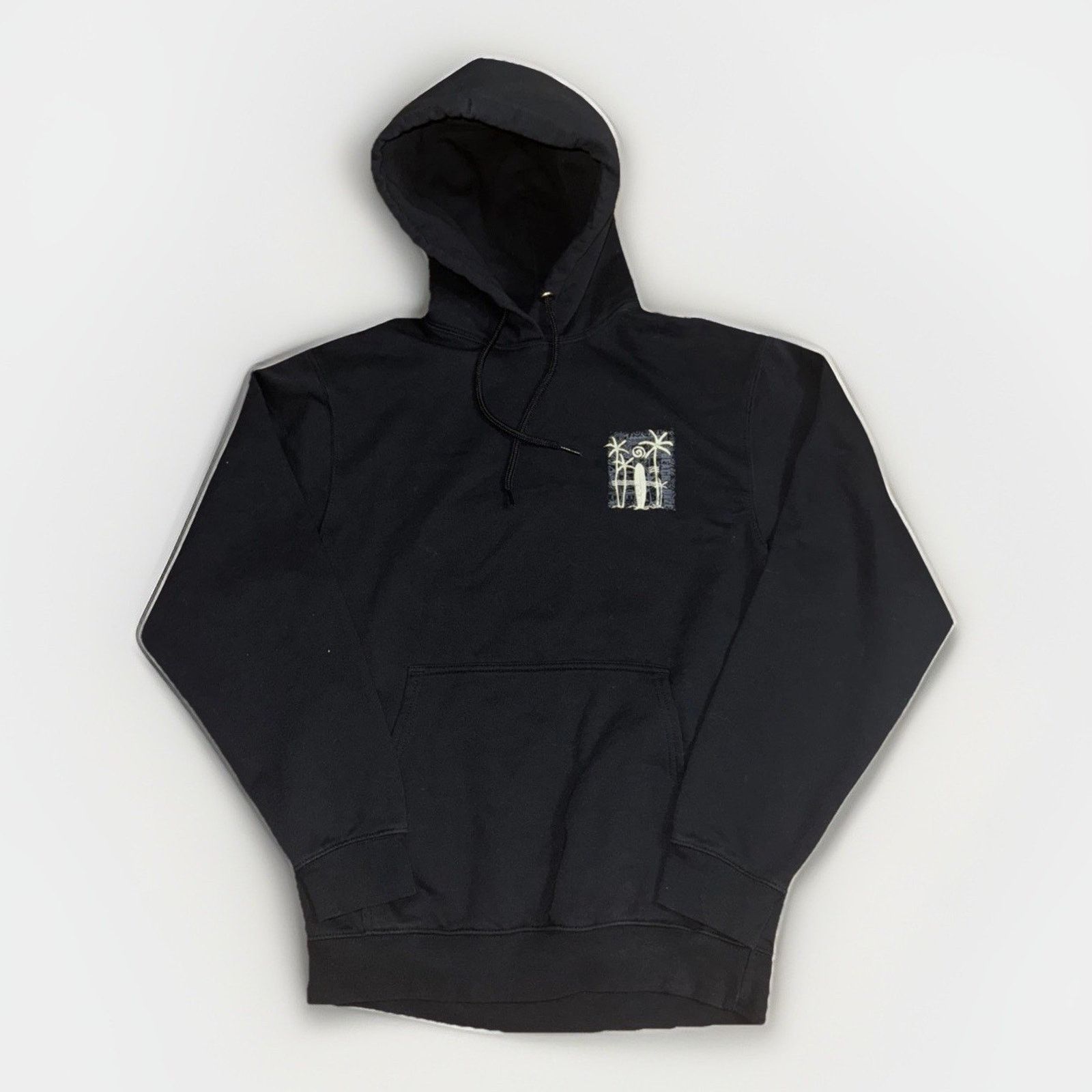 Stussy × Vintage Stüssy Inspired Hawaiian Surf Hoodie Black M Y2K Streetwear Size US M / EU 48-50 / 2 - 3 Thumbnail