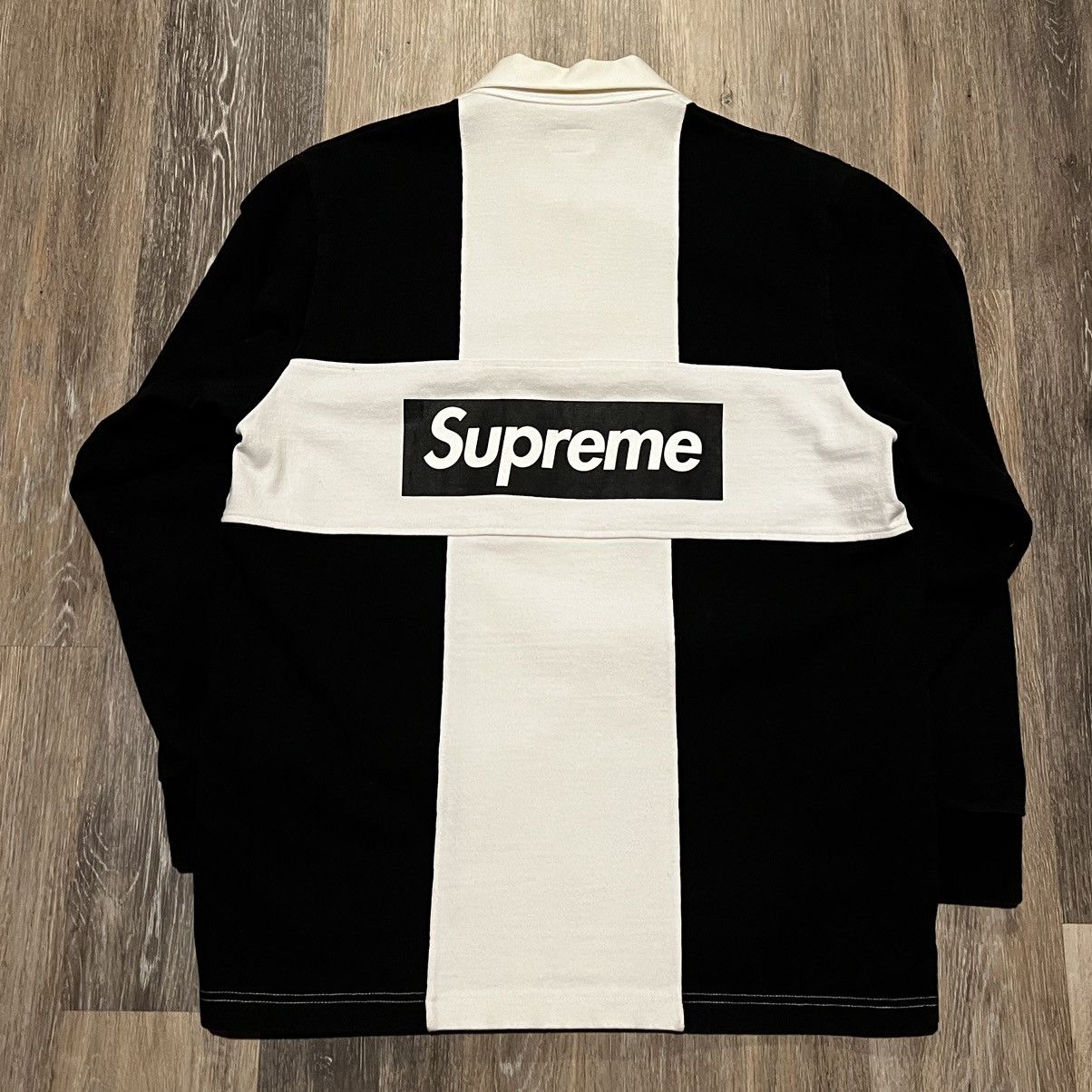 Supreme Supreme Rugby Ls Split shirt Size US L / EU 52-54 / 3 - 13 Thumbnail