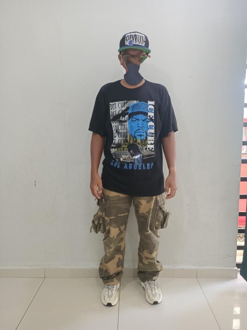 Camo Multi-Zip Strap Cargo Pants – General Research Style
