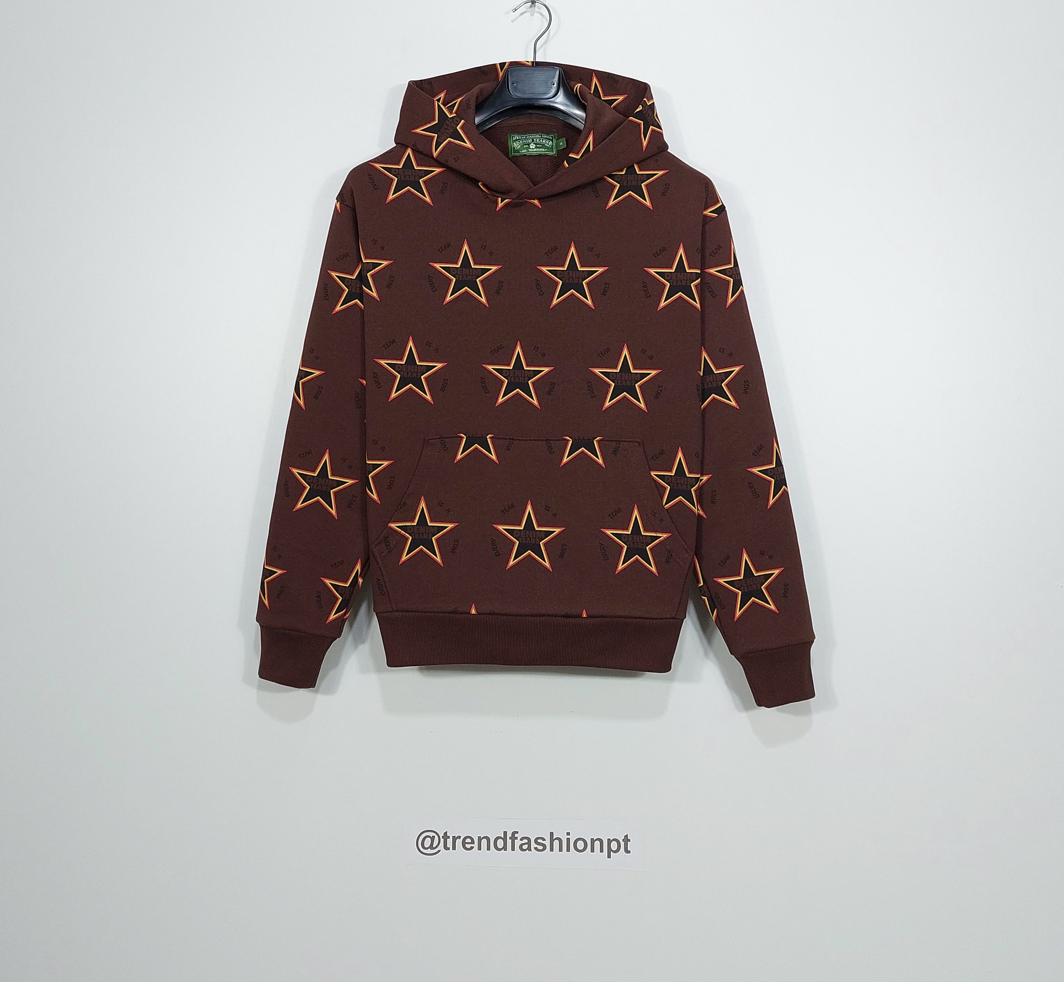 ★24SS 最新作★DENIM TEARS Every Tear Is A Star Hoodie Buy Denim Tears Every Tear Is A Star Hoodie 'Grey' - 013 016