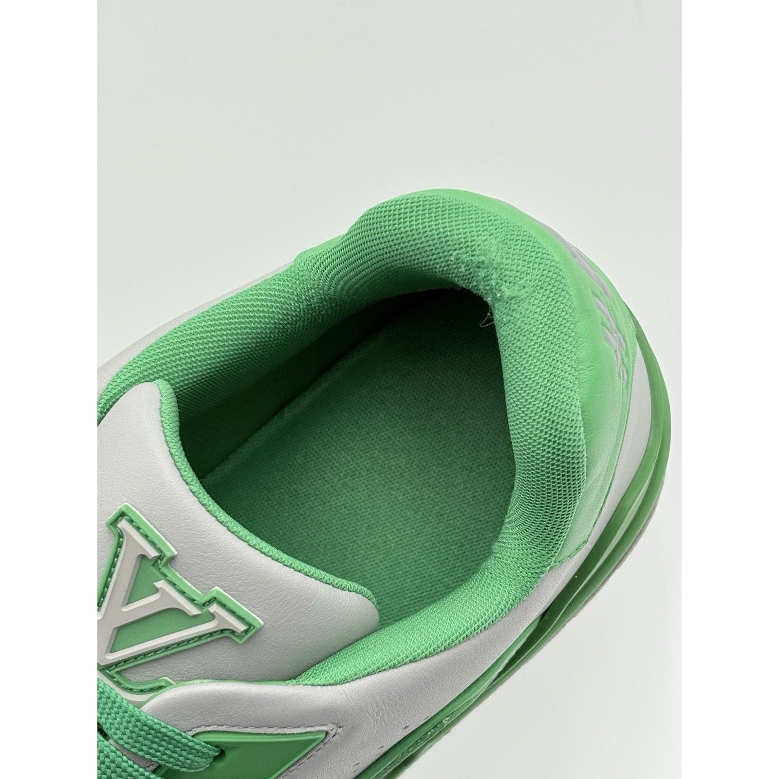Louis Vuitton (9.5-10 US) Louis Vuitton LV Trainer ' Green Grey ' | CLEAN! Size US 10 / EU 43 - 12 Thumbnail