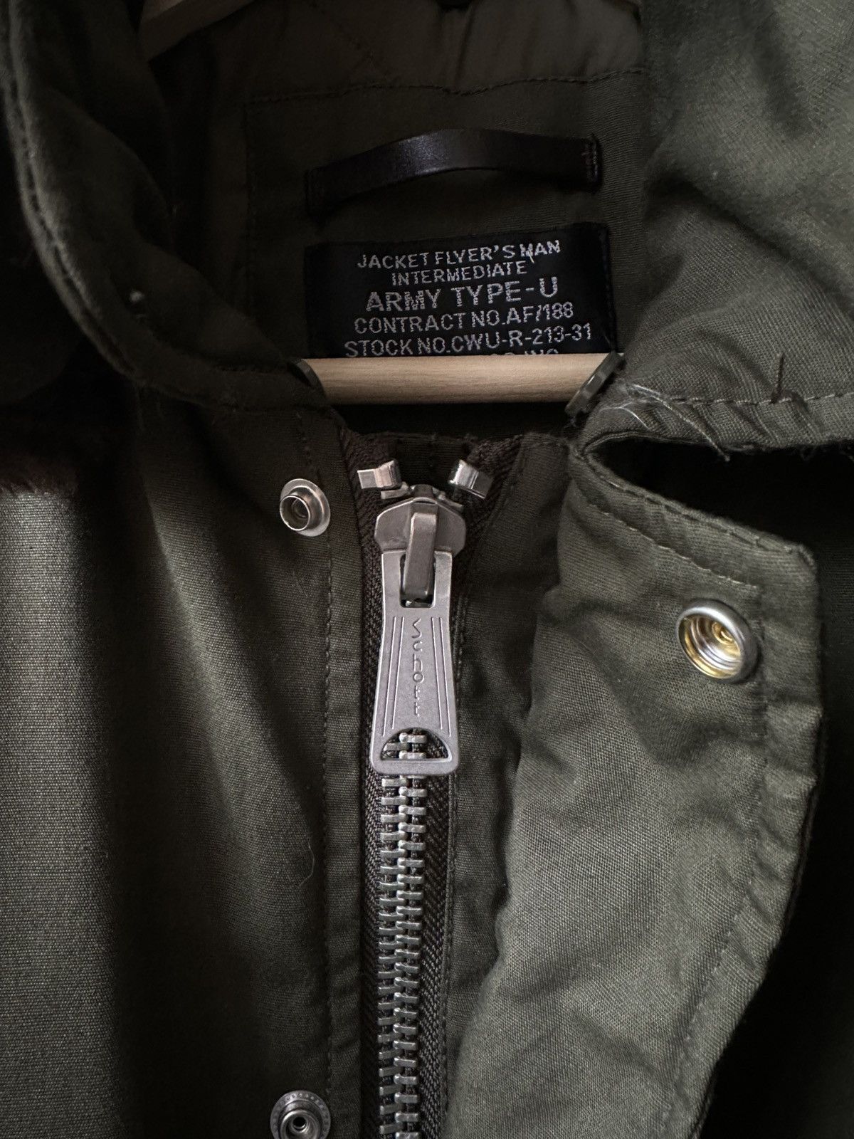 Schott Schott Bros Inc. Nylon Jacket Flyer's MAN Intermediate USAF Size US M / EU 48-50 / 2 - 3 Thumbnail