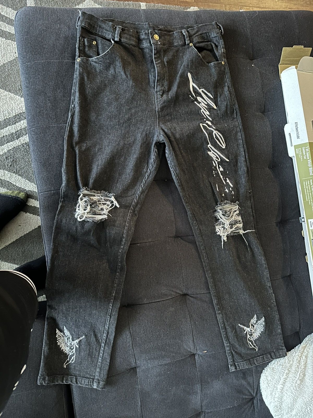 Designer LUX CLOTHING LUXURY JEANS!!! BRAND NEW BRAND!!!! Size US 30 / EU 46 - 10 Thumbnail