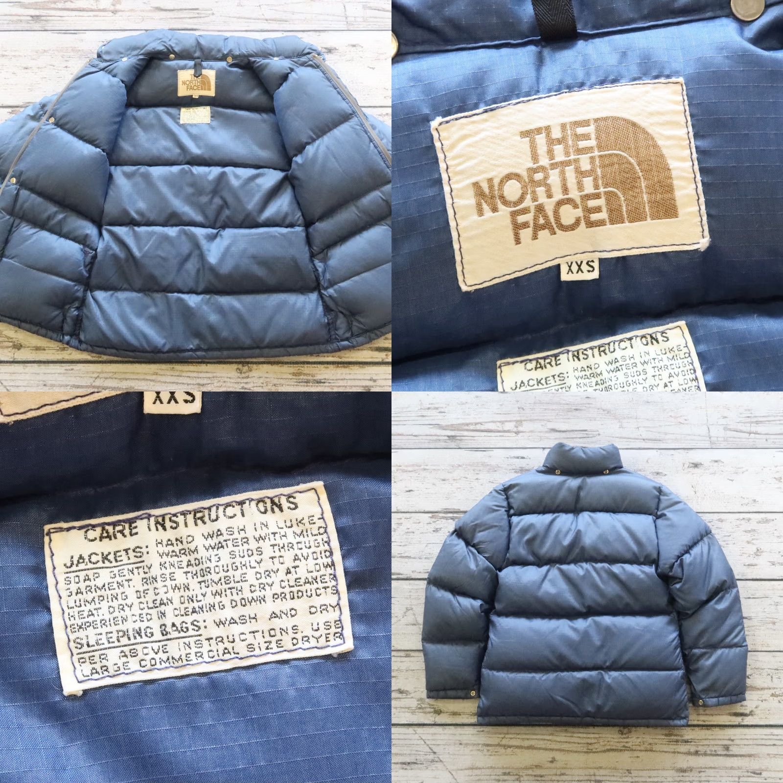 The North Face Vintage The North Face Puffer Jacket Men XS XXS Blue Jacket Look 2XS Nylon Nylon Puffer 90s Styled Mens Size US XXS / EU 40 - 9 Thumbnail