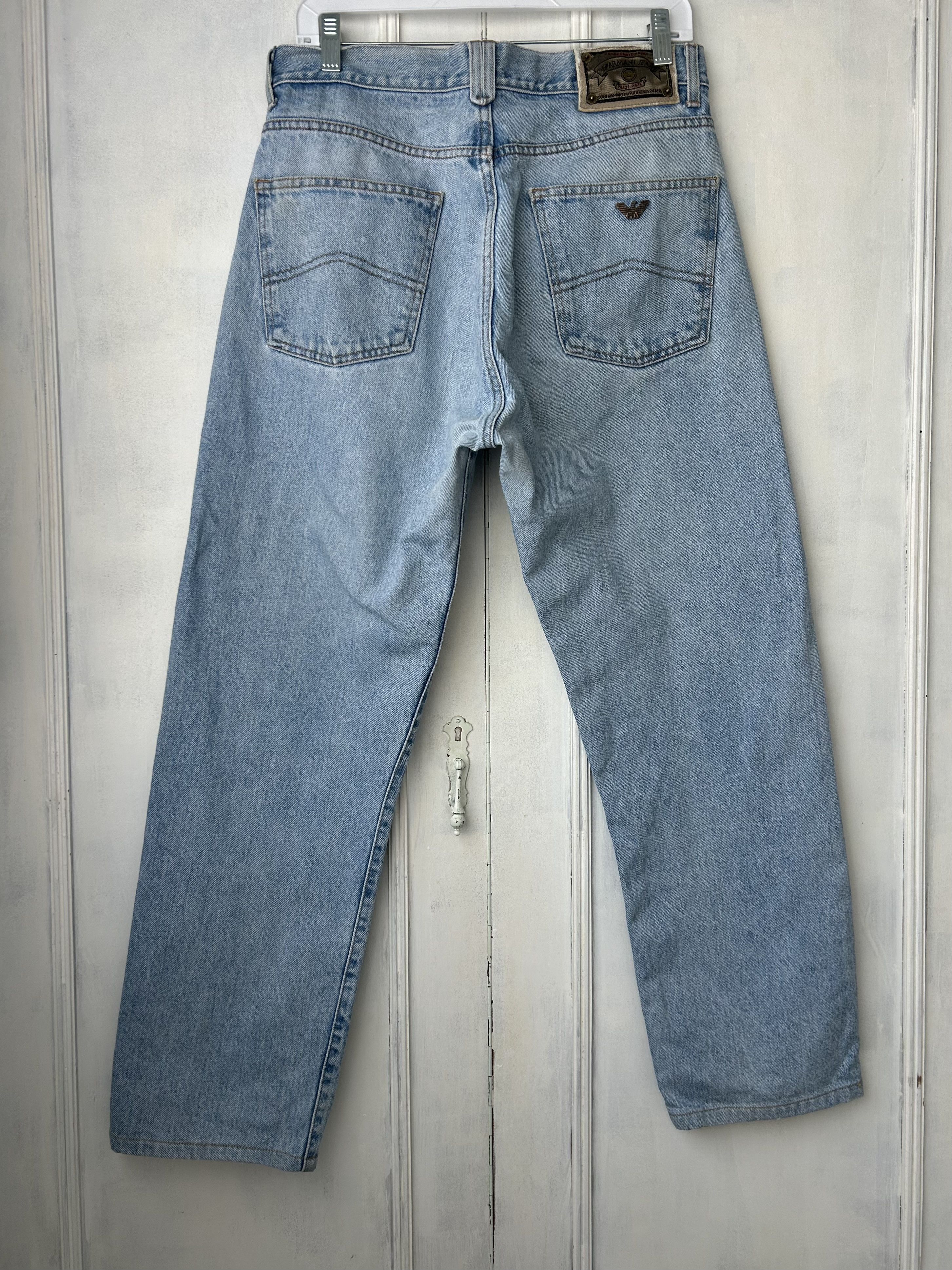 Emporio Armani Vintage Armani Jeans Denim Made in Italy Size US 33 - 1 Thumbnail