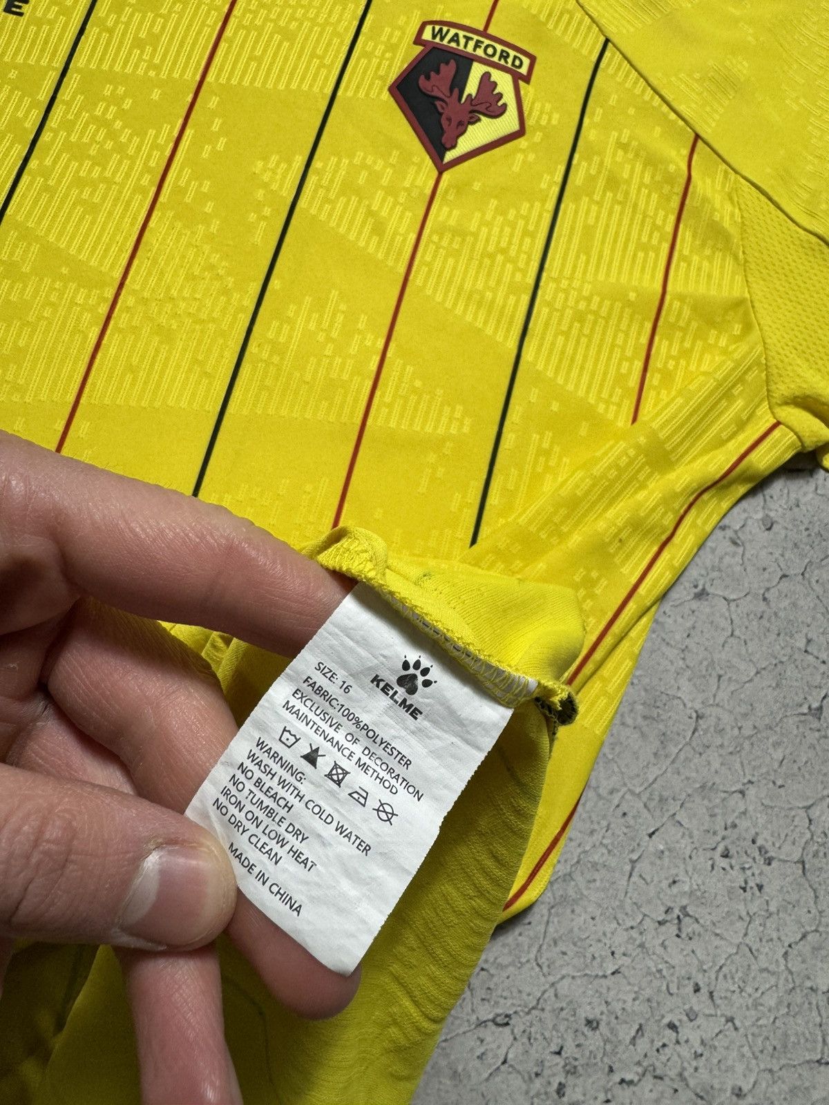 Vintage Kelme FC Watford Soccer Jersey Size US S / EU 44-46 / 1 - 6 Thumbnail