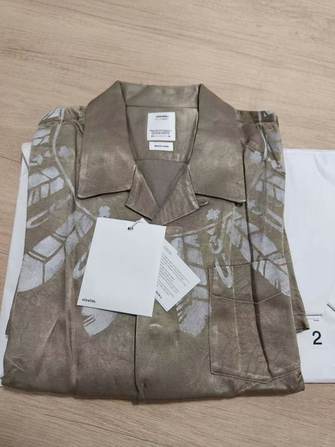 Visvim visvim 19SS SPOT FREE EDGE SHIRT S/S FEATHERS Size US M / EU 48-50 / 2 - 7 Thumbnail