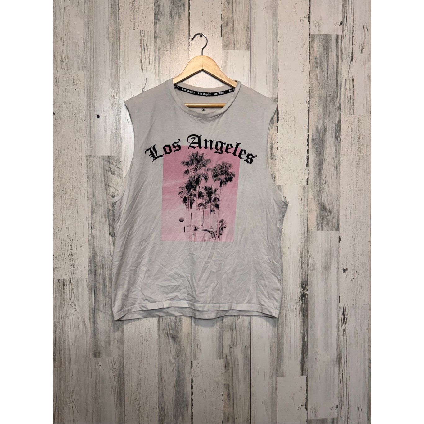 Other Primark Los Angeles Sleeveless Graphic Tee XL Size US XL / EU 56 / 4 - 2 Thumbnail