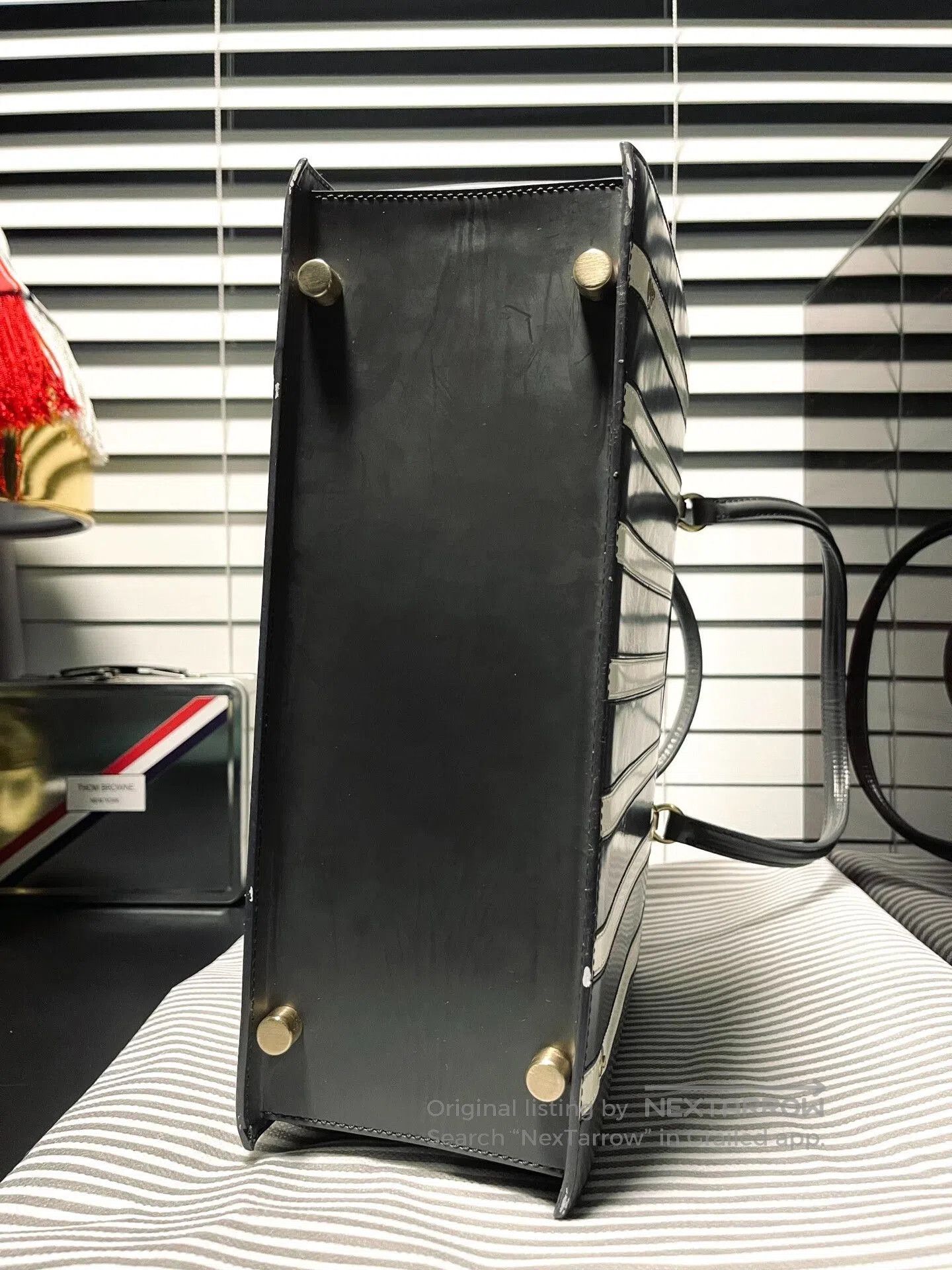 Thom Browne Thom Browne Striped Doctor's Handbag. Size ONE SIZE - 5 Thumbnail