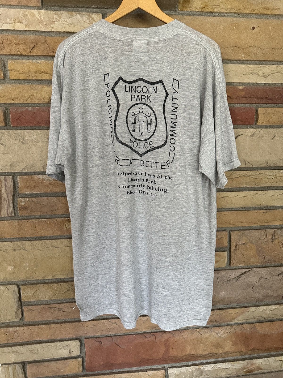 Japanese Brand Vintage Y2K American Red Cross Blood Bank Graphic Tee Size US XXL / EU 58 / 5 - 2 Thumbnail