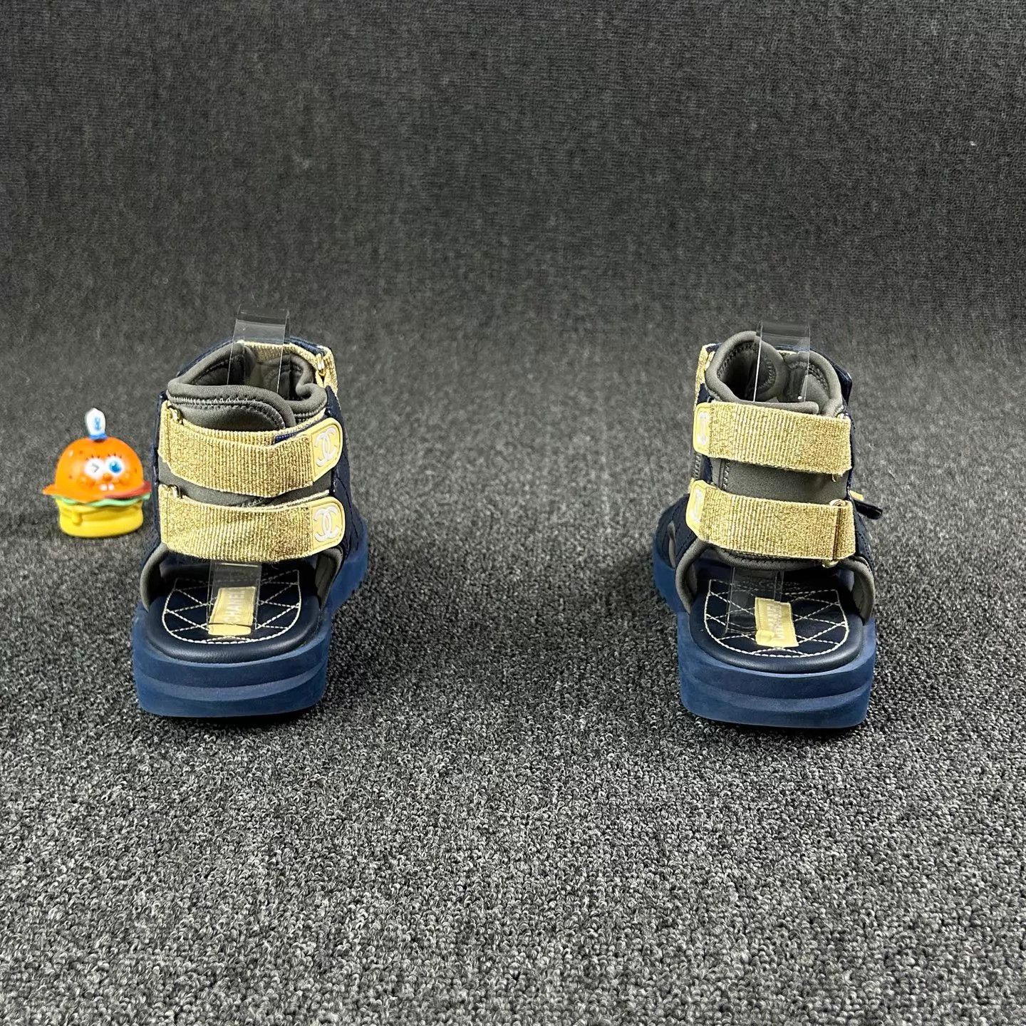 Chanel Chanel Blue Color-Blocked Athletic Sandal 36 Size US 5.5 / IT 35.5 - 5 Thumbnail