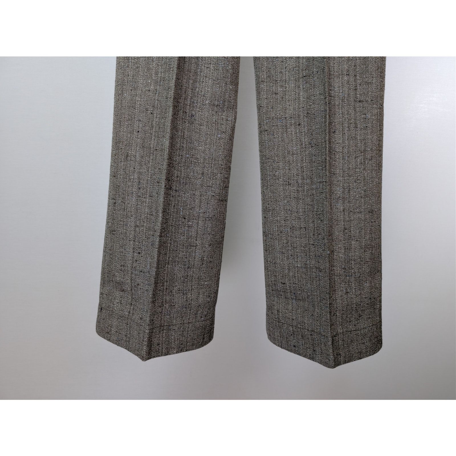 Bottega Veneta o1rshd1 Knotted Melange Viscose Silk Flare Trousers Size US 36 / EU 52 - 13 Thumbnail