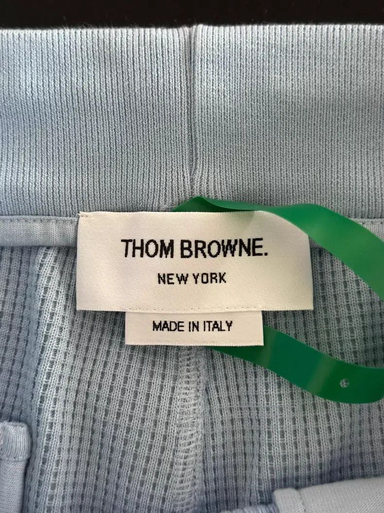 Thom Browne Thom Browne size 2 Sky Blue Waffle Sweatpants Size US 30 / EU 46 - 3 Thumbnail