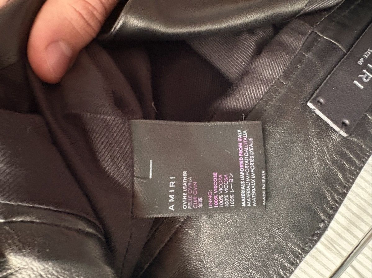 Amiri Amiri leather pants Size US 32 / EU 48 - 5 Thumbnail