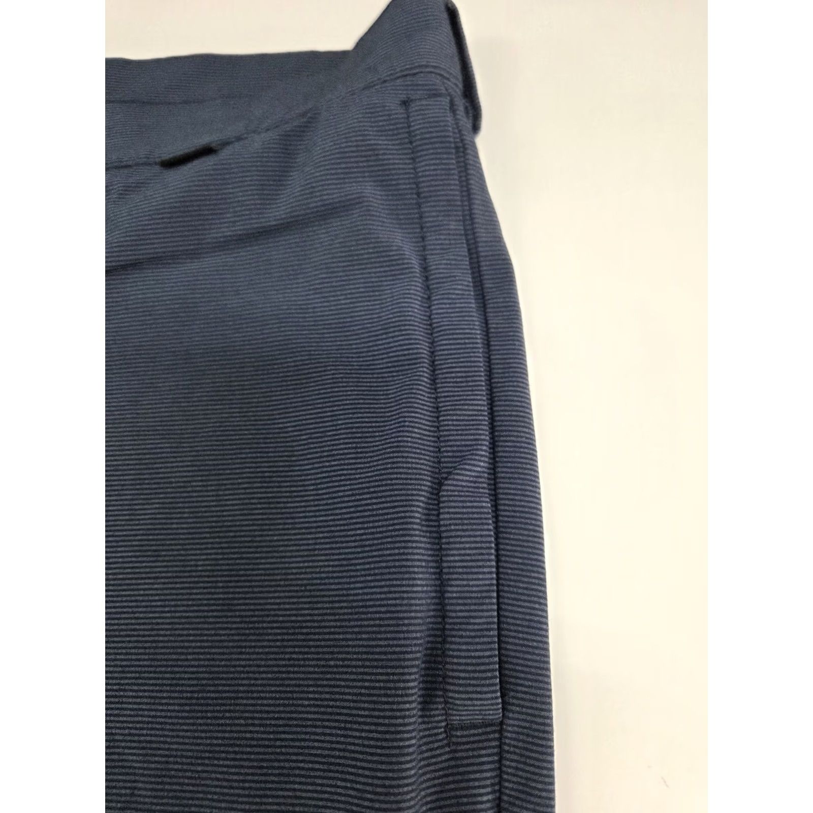 TravisMathew Travis Mathew Mens Golf Shorts Blue/Black Striped Size 36/9" #8456 Size US 36 / EU 52 - 6 Thumbnail