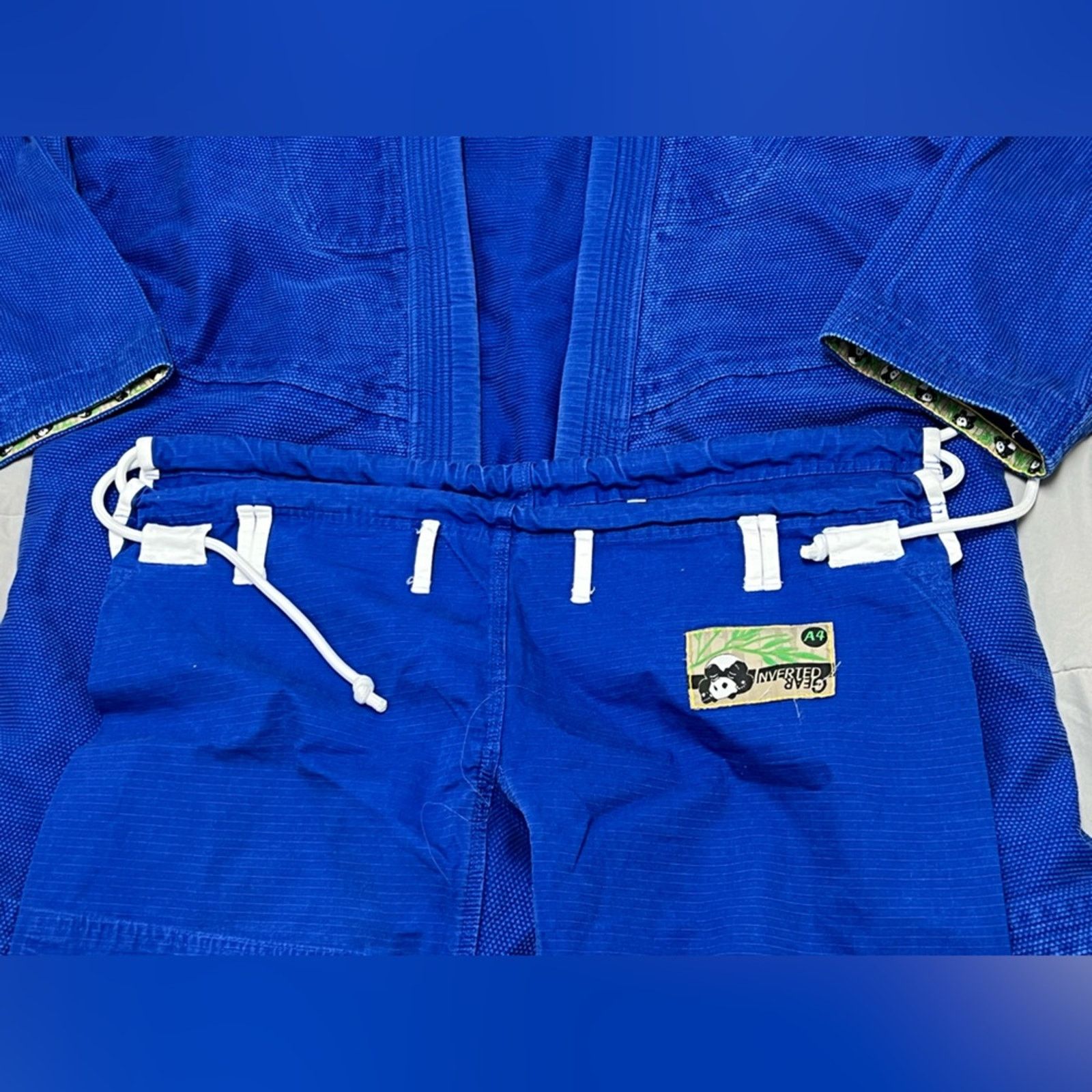 Other Inverted Gear Logo BJJ Gi | Top Quality BJJ Kimono A4 Size US XL / EU 56 / 4 - 3 Thumbnail