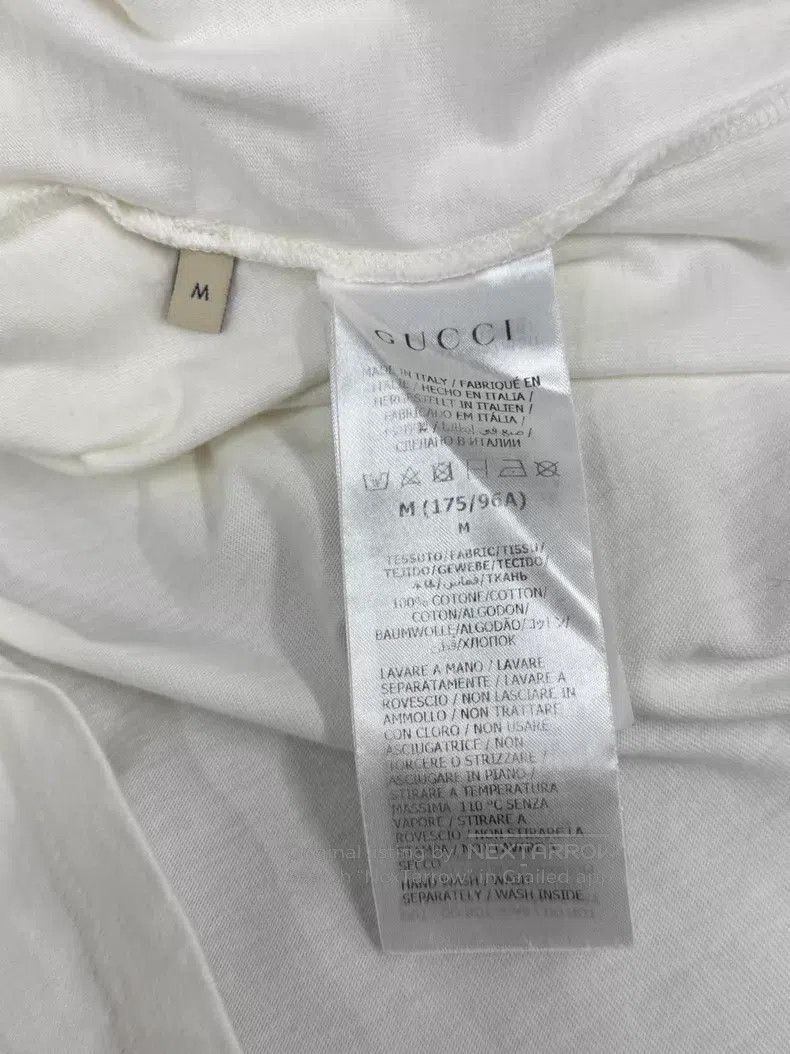 Gucci Gucci White printed letter logo short-sleeved T-shirt Size US M / EU 48-50 / 2 - 5 Thumbnail