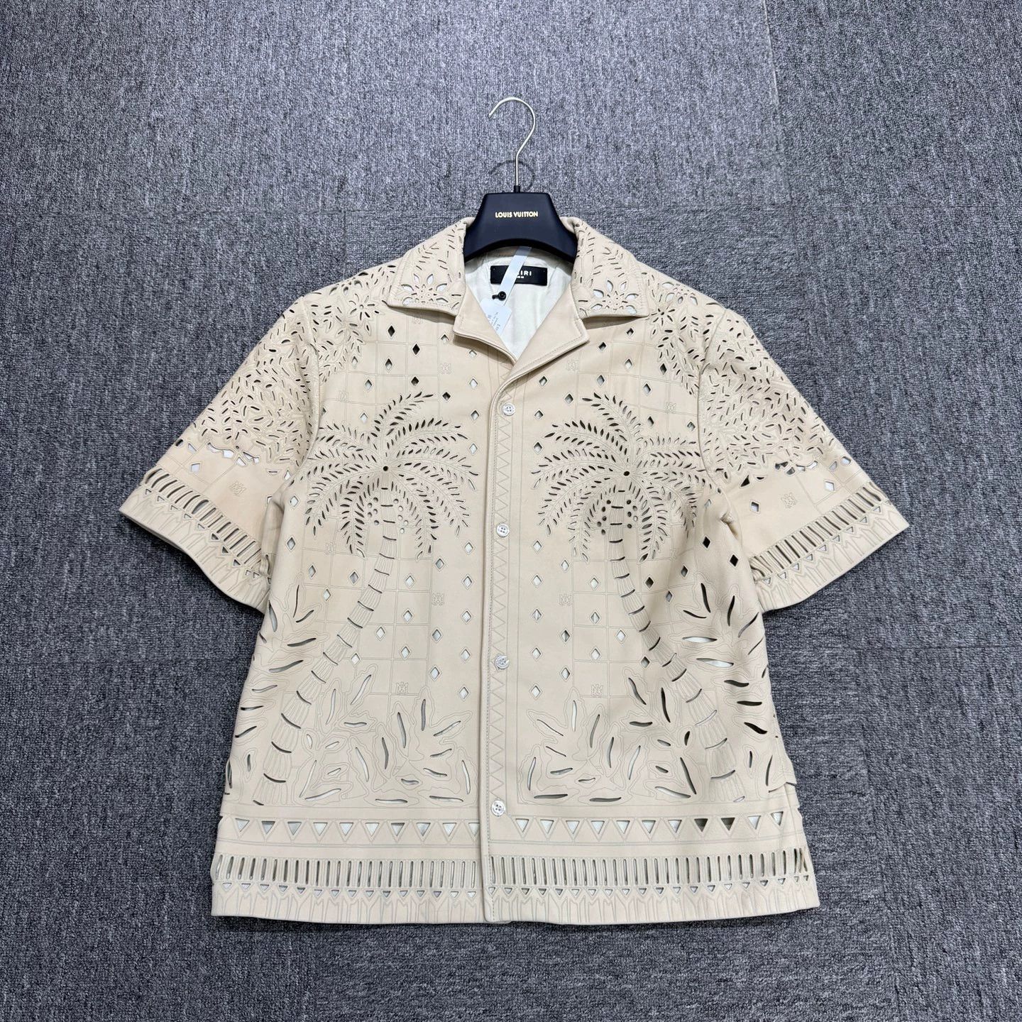 Amiri Green Short Sleeve Palm Tree Button-Up Shirt Size US S / EU 44-46 / 1 - 1 Thumbnail