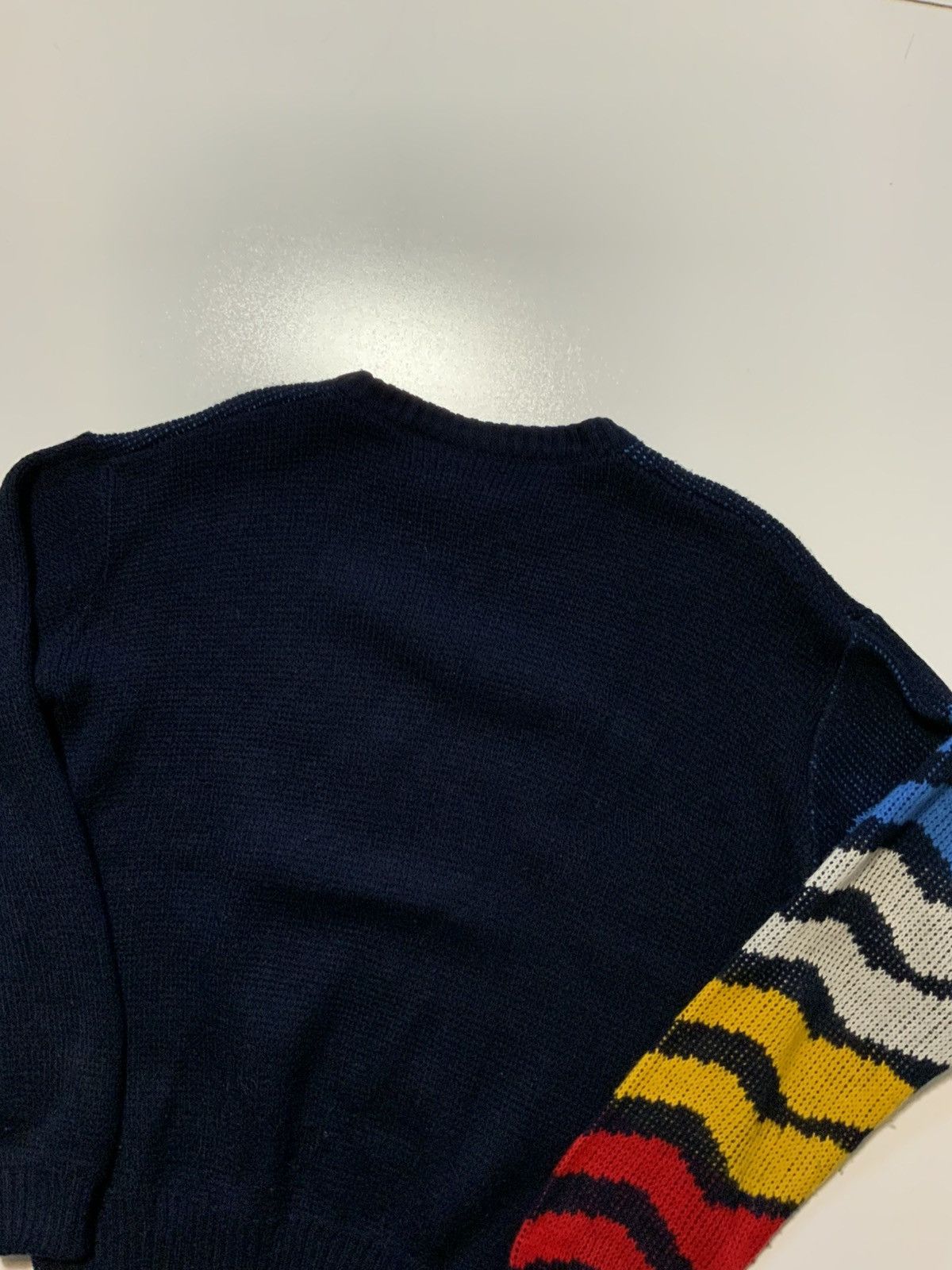 Vintage Vintage 80s Made In Italy Eagle Bird Knit Pullover Sweater Size US L / EU 52-54 / 3 - 4 Thumbnail