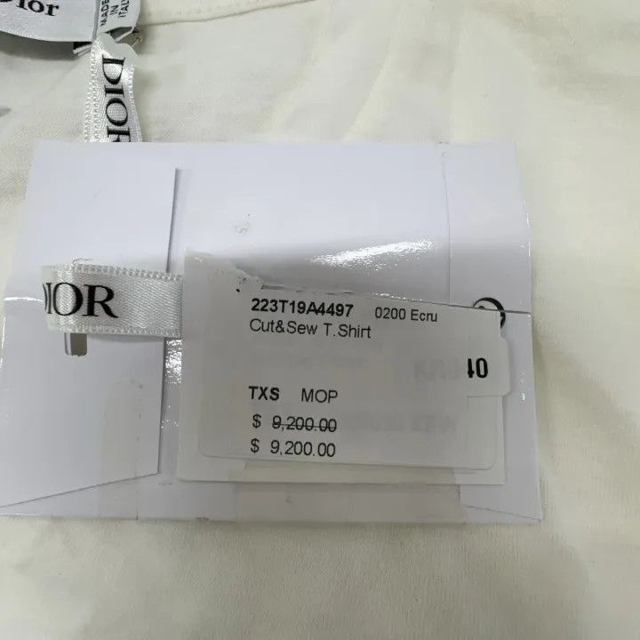 Dior Dior Vibe White Short Sleeve T-shirt 0079-2507 Size XS / US 0-2 / IT 36-38 - 4 Thumbnail