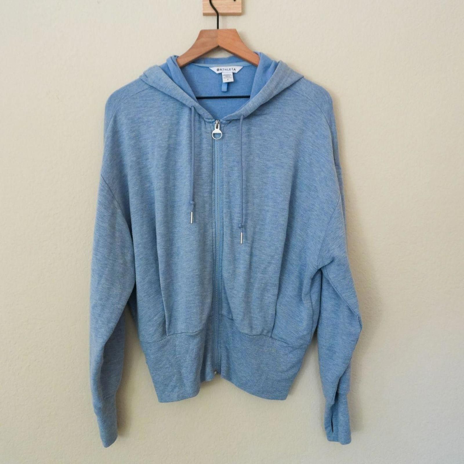 Other Athleta Cardigan Women's S Blue Full Zip Hoodie Size S / US 4 / IT 40 - 1 Thumbnail