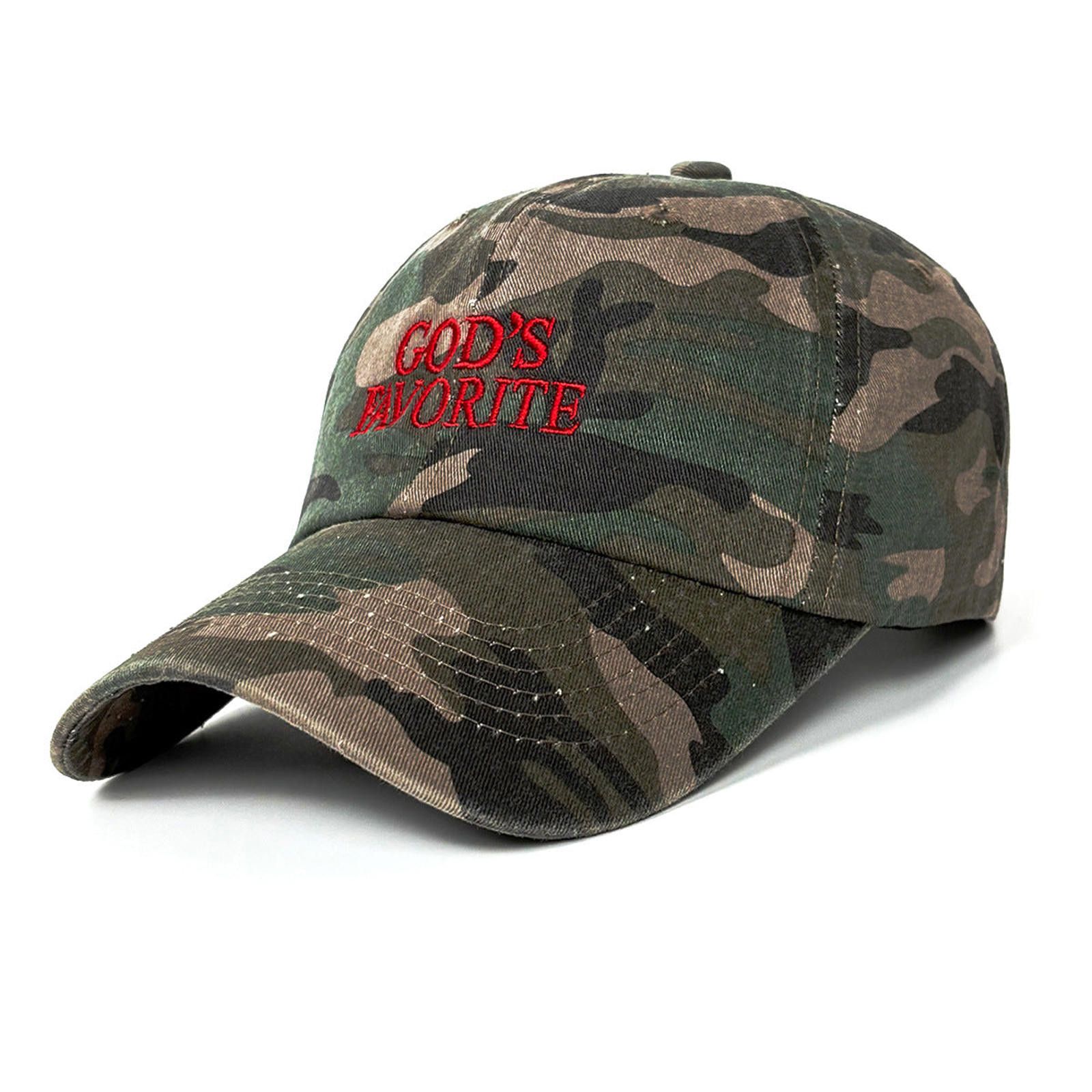 Other 'GOD'S' Script Embroidered Camo Baseball Cap Size ONE SIZE - 2 Thumbnail