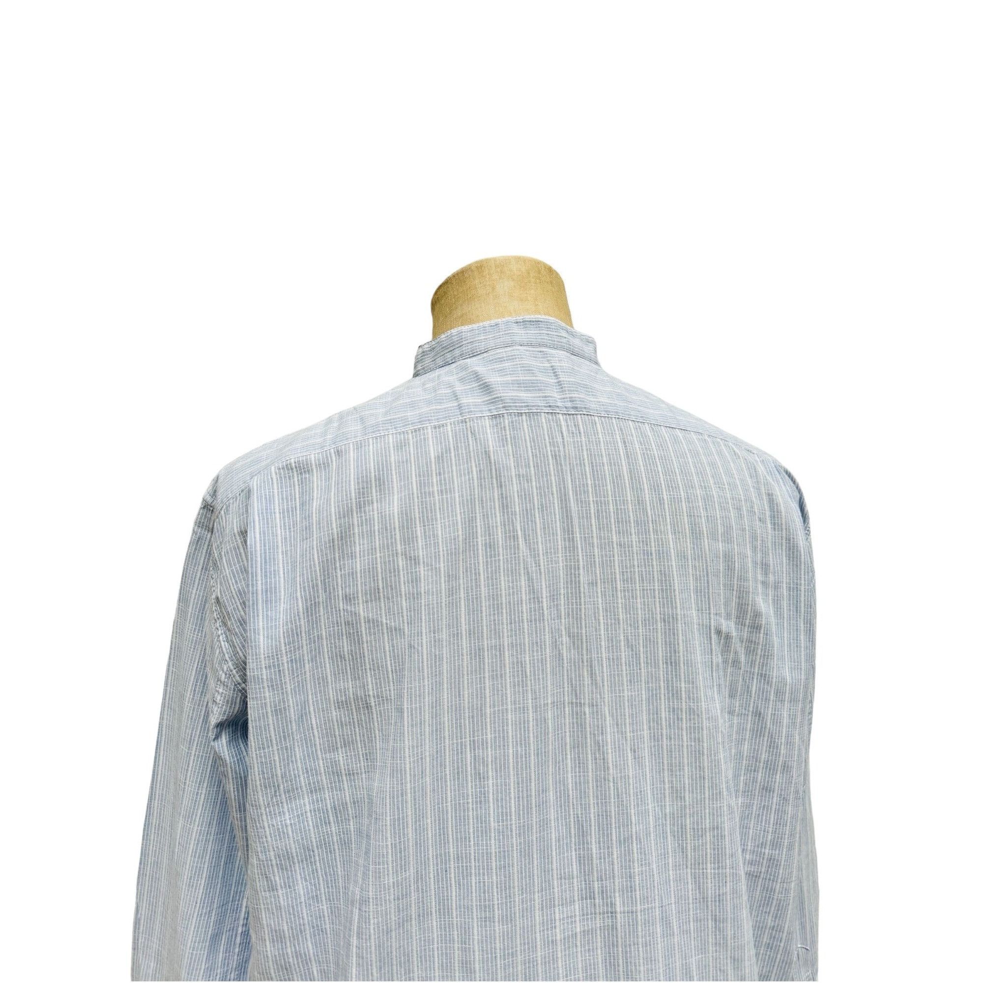 Phoebe Philo Blue Cotton Striped shirt