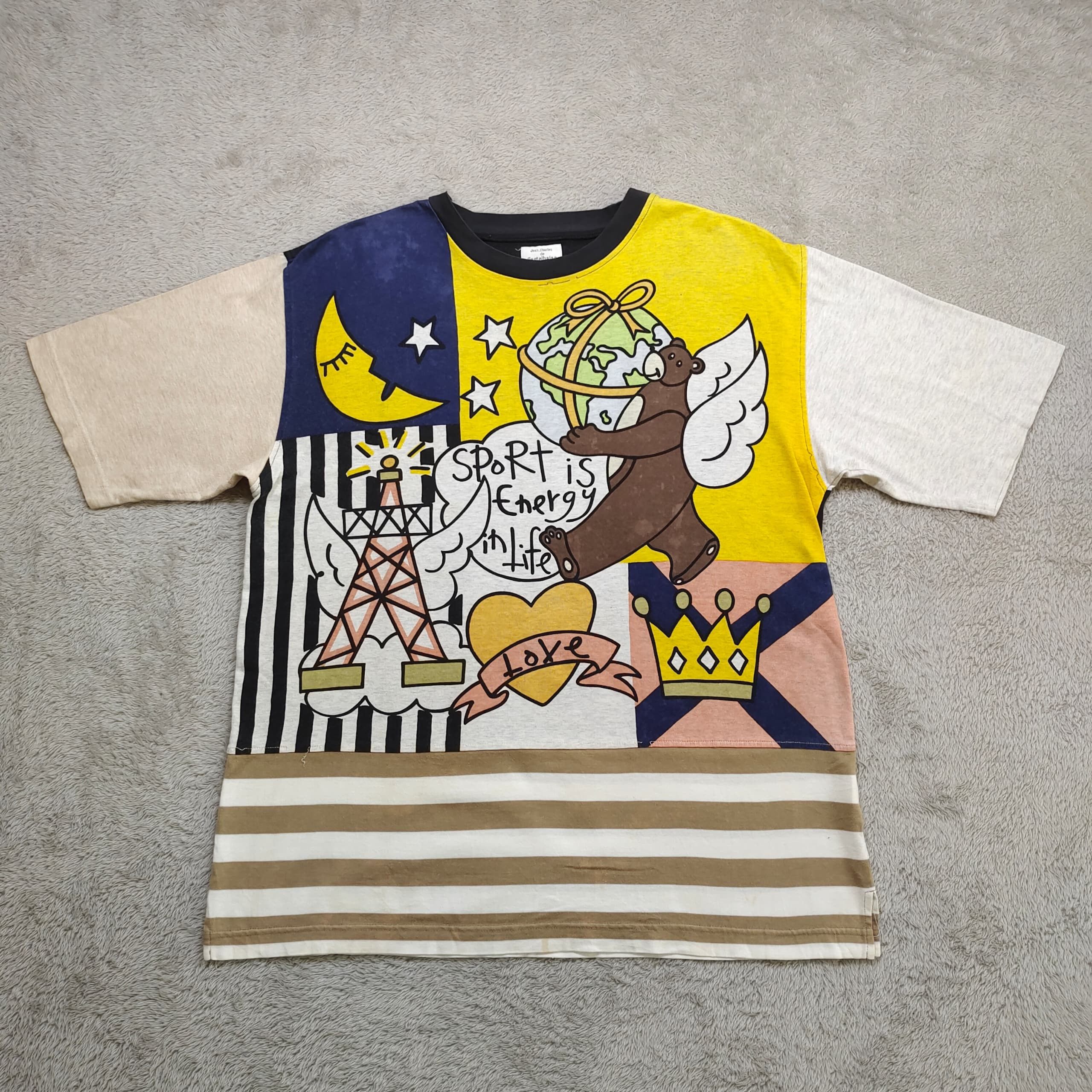 Jean Charles De Castelbajac Vintage Charles de Castelbajac Bear Graphic Tee Size US M / EU 48-50 / 2 - 1 Thumbnail