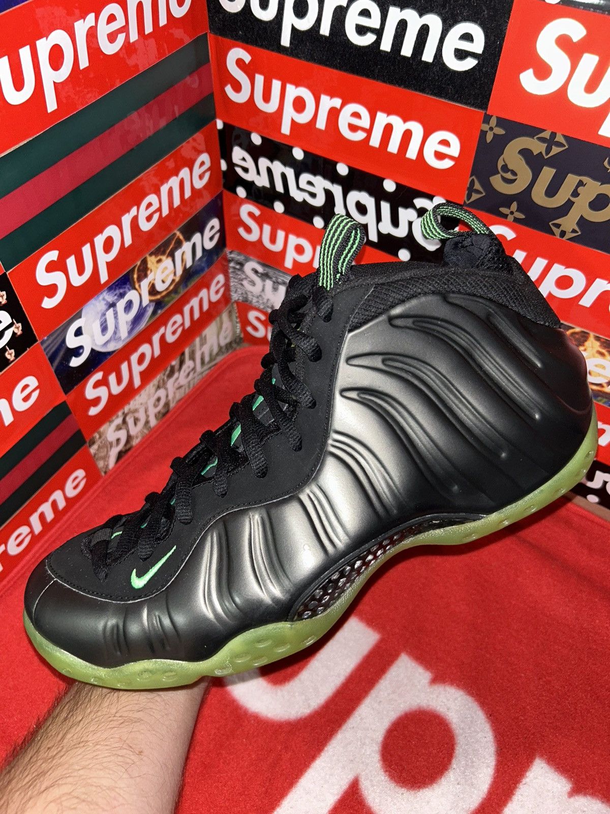 Nike Nike Air Foamposite One Green Goblin (HOH) 314996-030 NEW Size US 12 / EU 45 - 6 Thumbnail