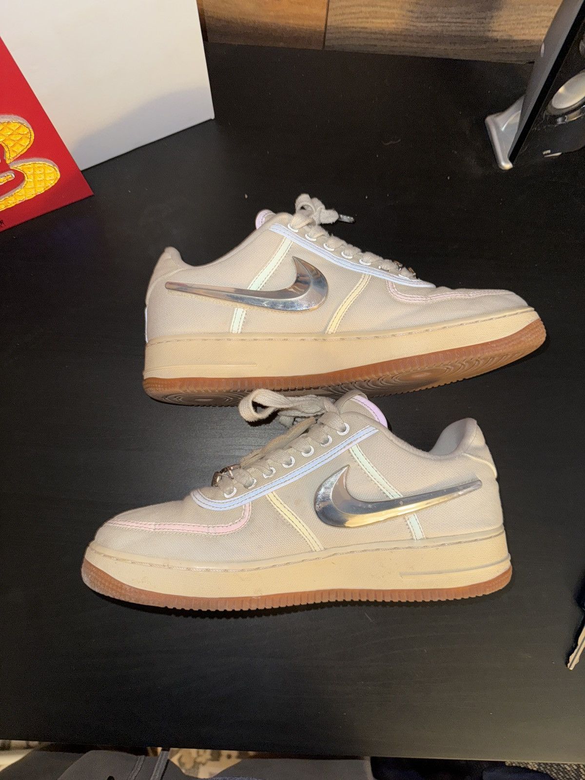 Nike × Travis Scott Nike airforce 1 Travis scott sails Size US 9.5 / EU 42-43 - 2 Thumbnail