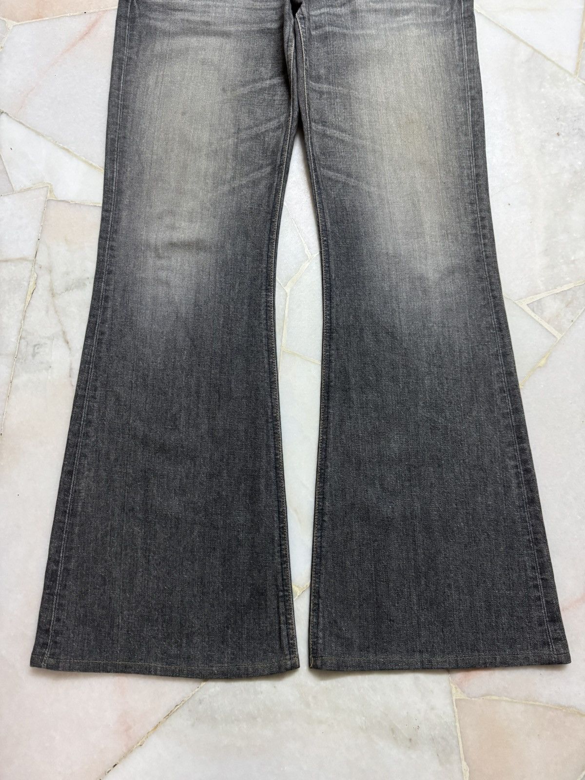 If Six Was Nine 💥Flare💥90s Lee Rider Sanforized Sand Washed Bootcut Jean Size US 34 / EU 50 - 8 Thumbnail