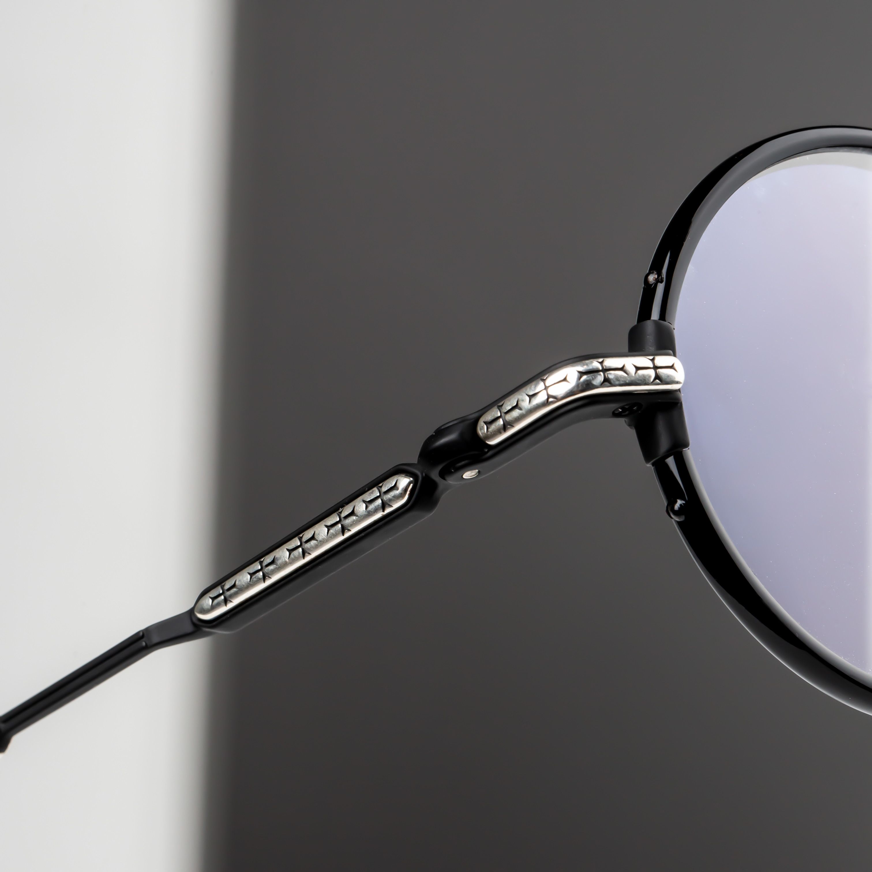 Chrome Hearts CHROME HEARTS EDITH F. BLACK/MATTE BLACK GLASSES Size ONE SIZE - 2 Thumbnail