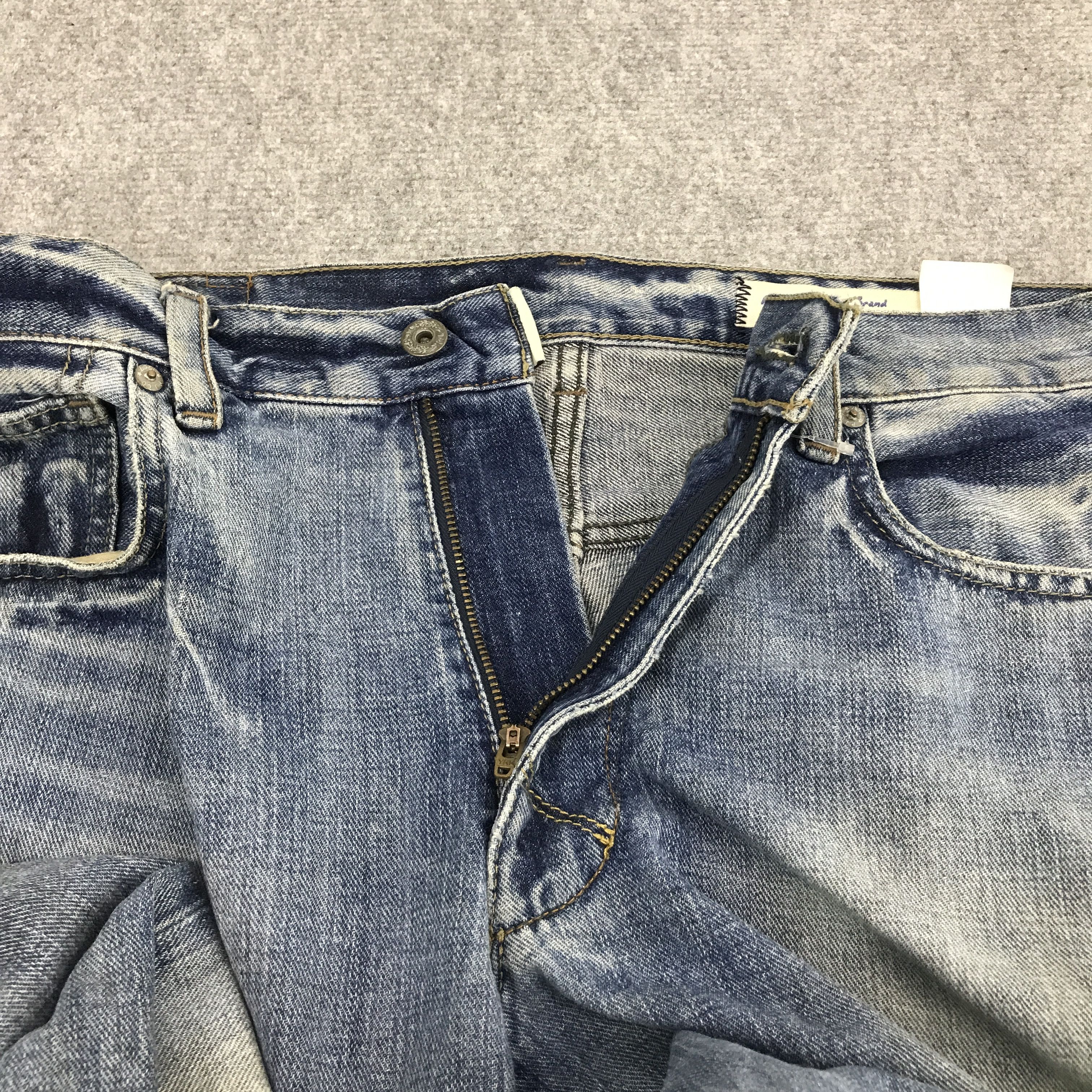 Polo Ralph Lauren BAGGY POLO RALPH LAUREN FADED DENIM JEANS PANTS Size US 33 - 7 Thumbnail