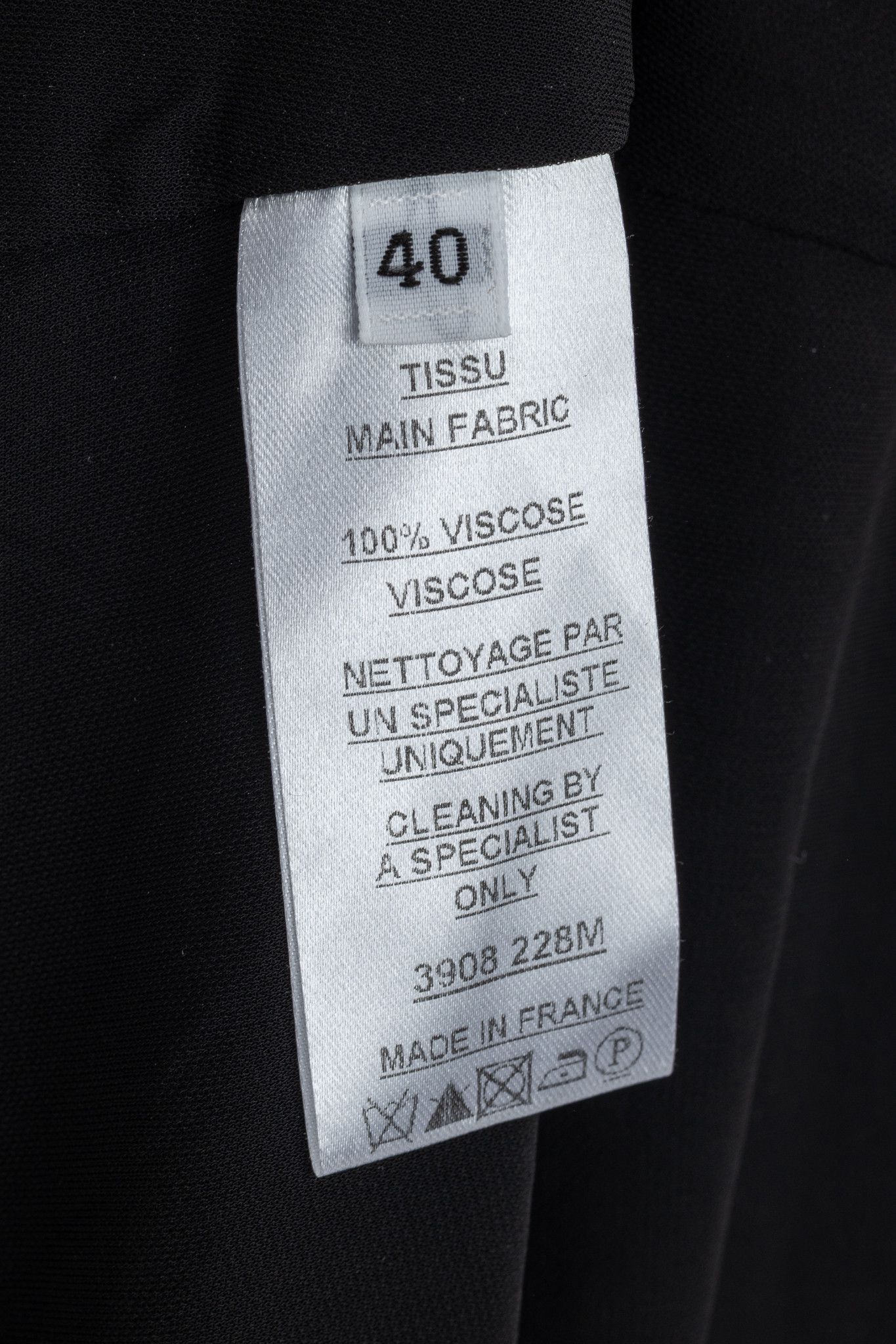 Balmain Balmain R16 Black Viscose Ruched Stretch Jersey Gown Size L / US 10 / IT 46 - 9 Thumbnail