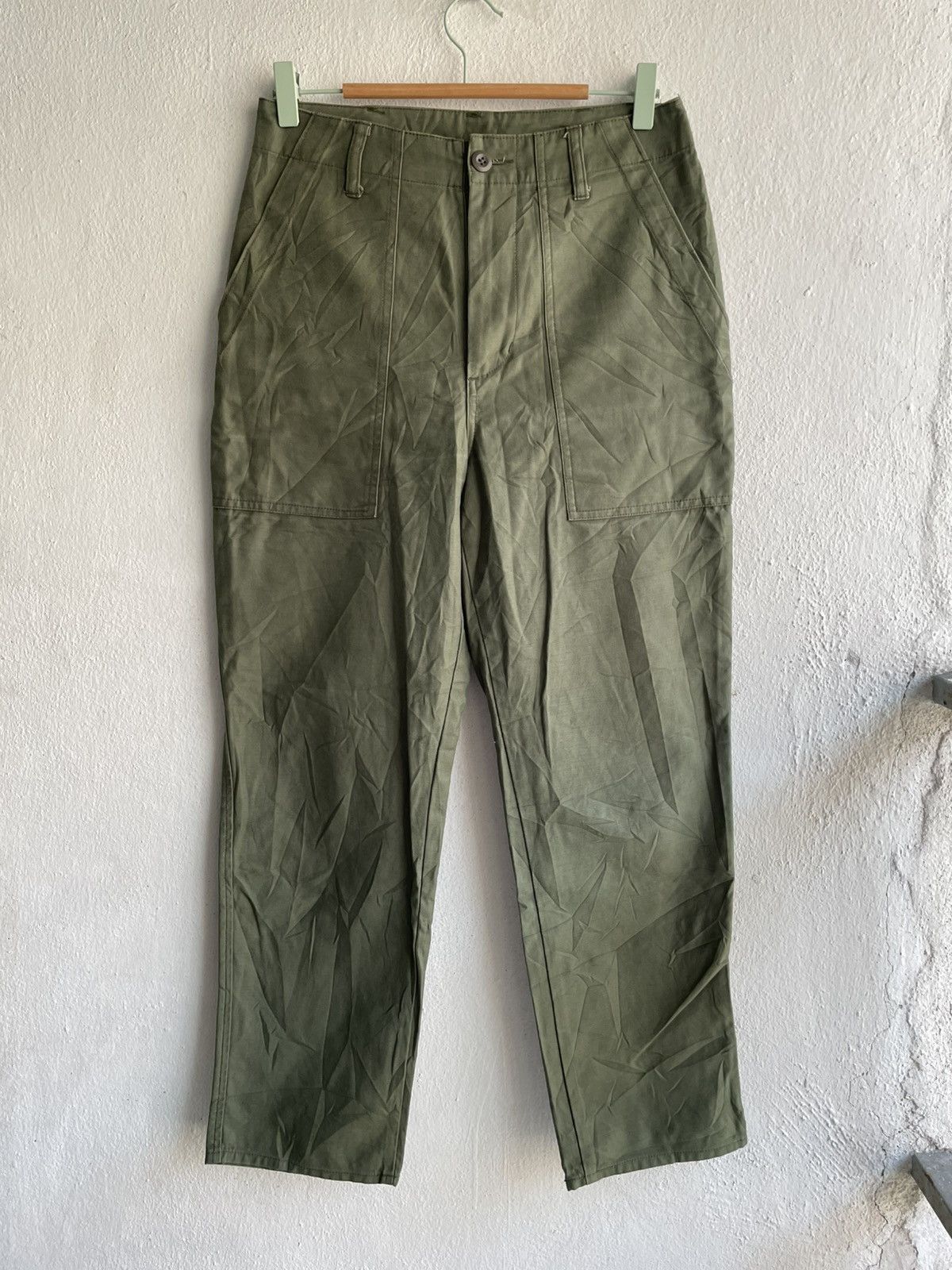 Japanese Brand × Vintage Japan fatigue hbt baker pants Size US 28 / EU 44 - 2 Thumbnail