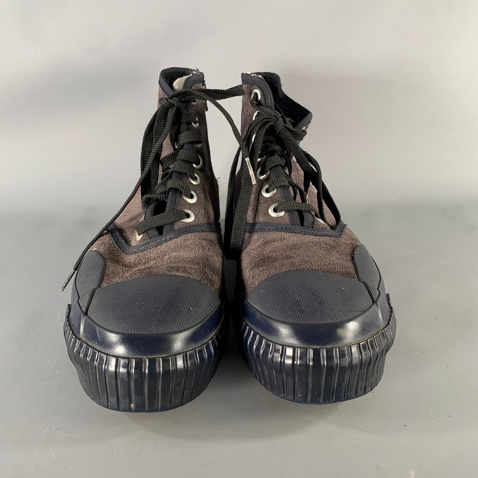 JULIEN DAVID JULIEN DAVID Size 11 Black Suede High Top Sneakers Size US 11 / EU 44 - 4 Thumbnail