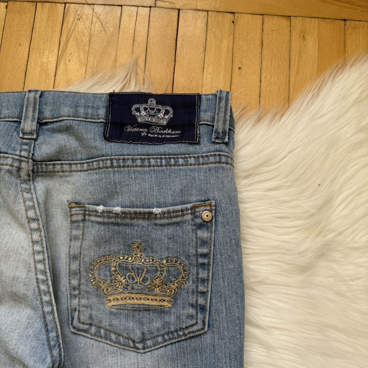 Victoria Beckham 📌Vintage Victoria Beckham for Rock&Republic Jeans 28 Size 28" / US 6 / IT 42 - 3 Thumbnail