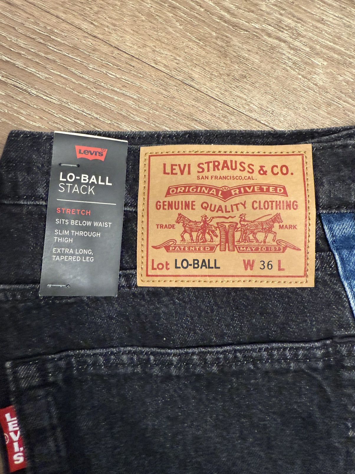 Levi's ***FINAL DROP***RARE BRAND NEW LEVIS LO BALL STACK DENIM 36 Size US 36 / EU 52 - 3 Thumbnail