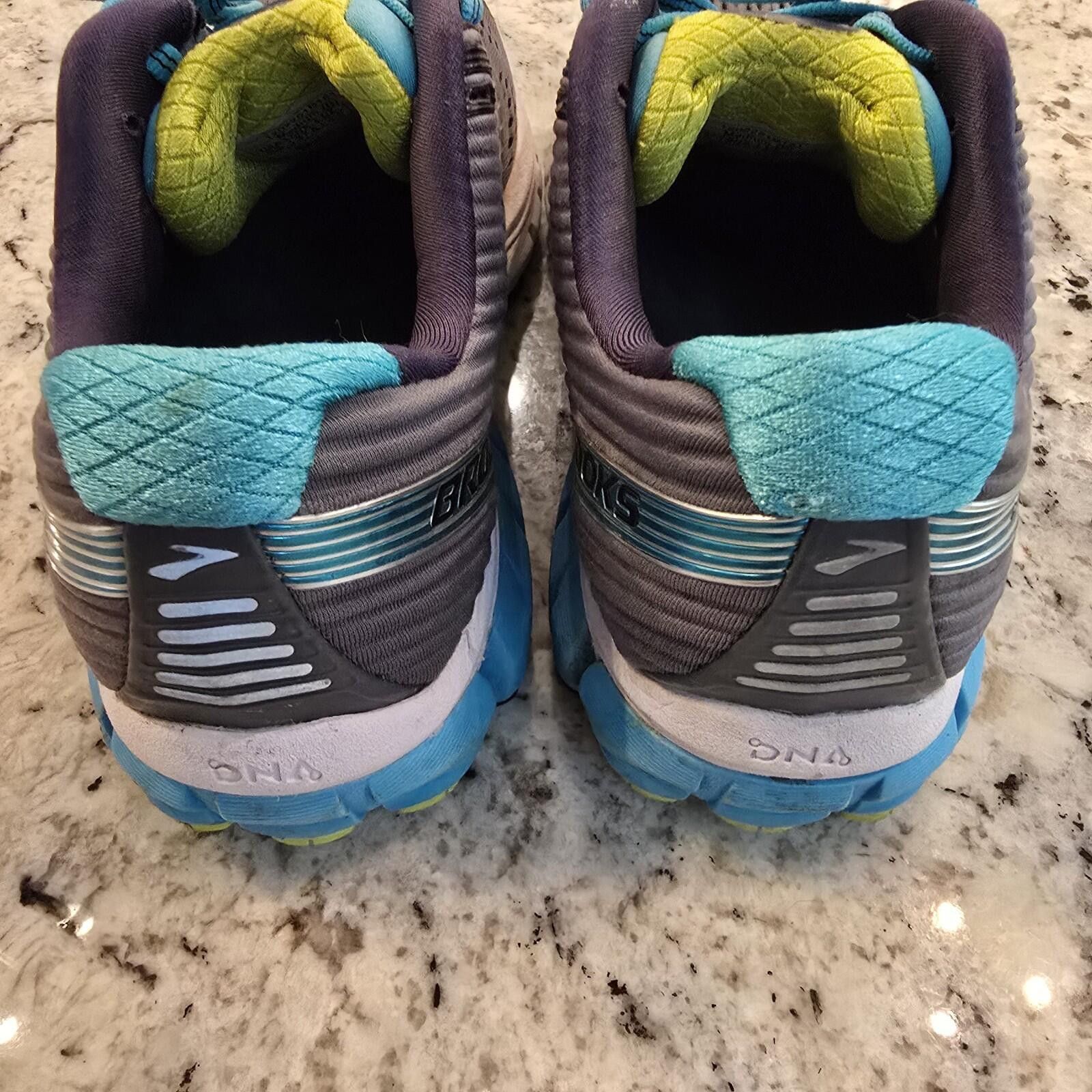 Brooks Brooks Ghost 9 Gray Turquoise Running Shoes Womens Size 6.5 Size US 6.5 / IT 36.5 - 6 Thumbnail