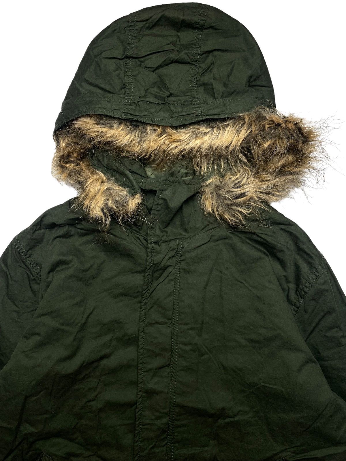 If Six Was Nine × Japanese Brand × Le Grande Bleu (L.G.B.) 2000s Back Number - Fur Hoodie Jacket Size US L / EU 52-54 / 3 - 7 Thumbnail