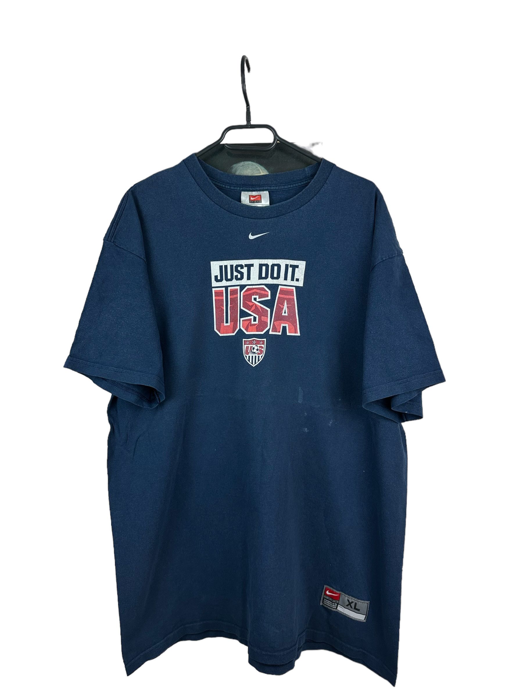 Nike Vintage Nike USA Football Shirt Train Jersey Soccer Y2K Size US XL / EU 56 / 4 - 1 Thumbnail