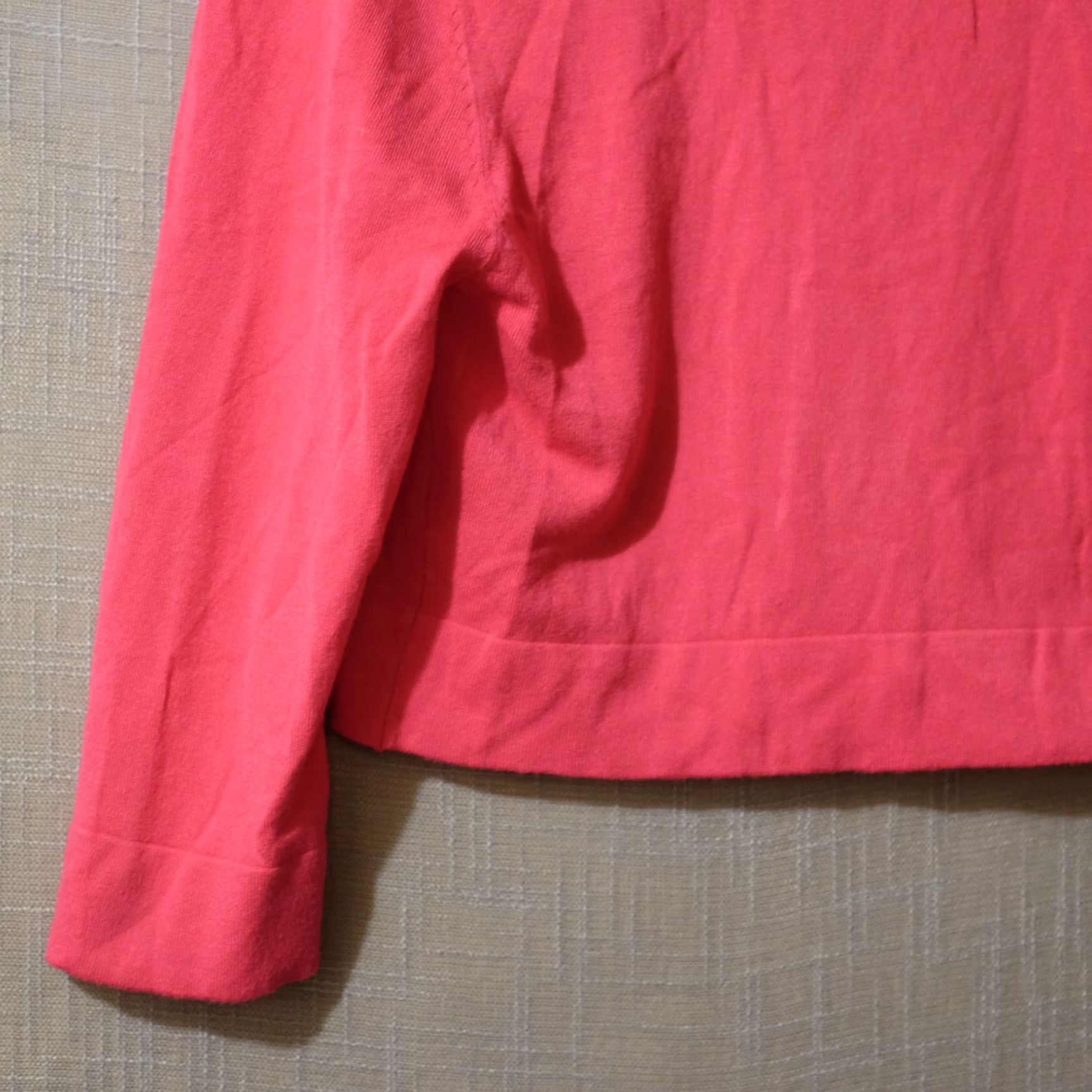 Vintage Jessica Howard Cropped Cardigan Shrug Sweater 3/4 Sleeve Pink Womens M #A-73 Size M / US 6-8 / IT 42-44 - 7 Thumbnail