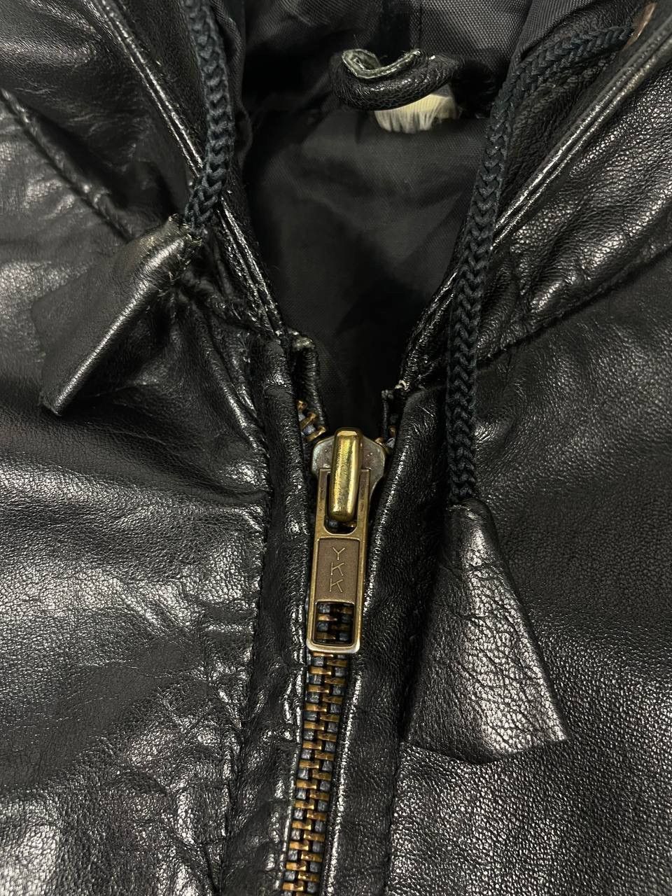 Emporio Armani Emporio Armani Leather Jacket Big Logo Size US M / EU 48-50 / 2 - 3 Thumbnail