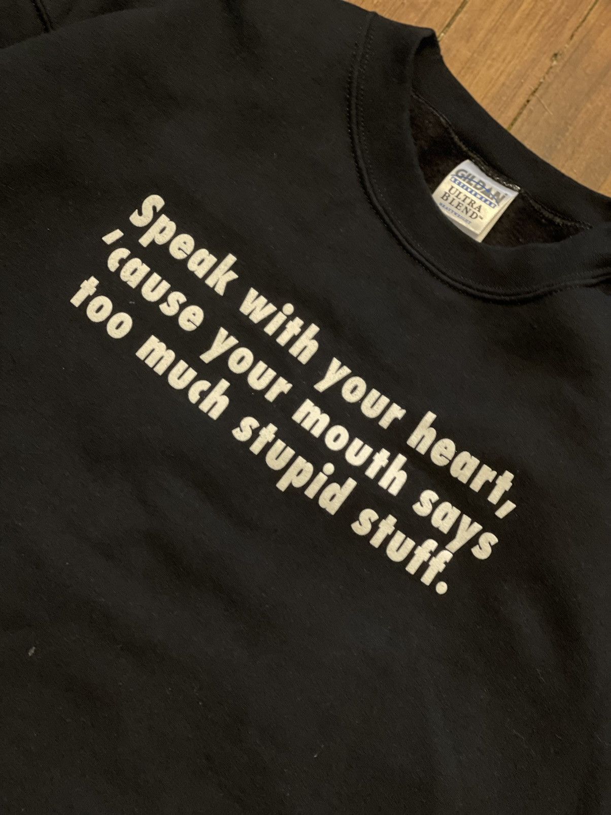 Vintage Vintage Y2K Funny Humor Crewneck Stupid Size US M / EU 48-50 / 2 - 1 Thumbnail