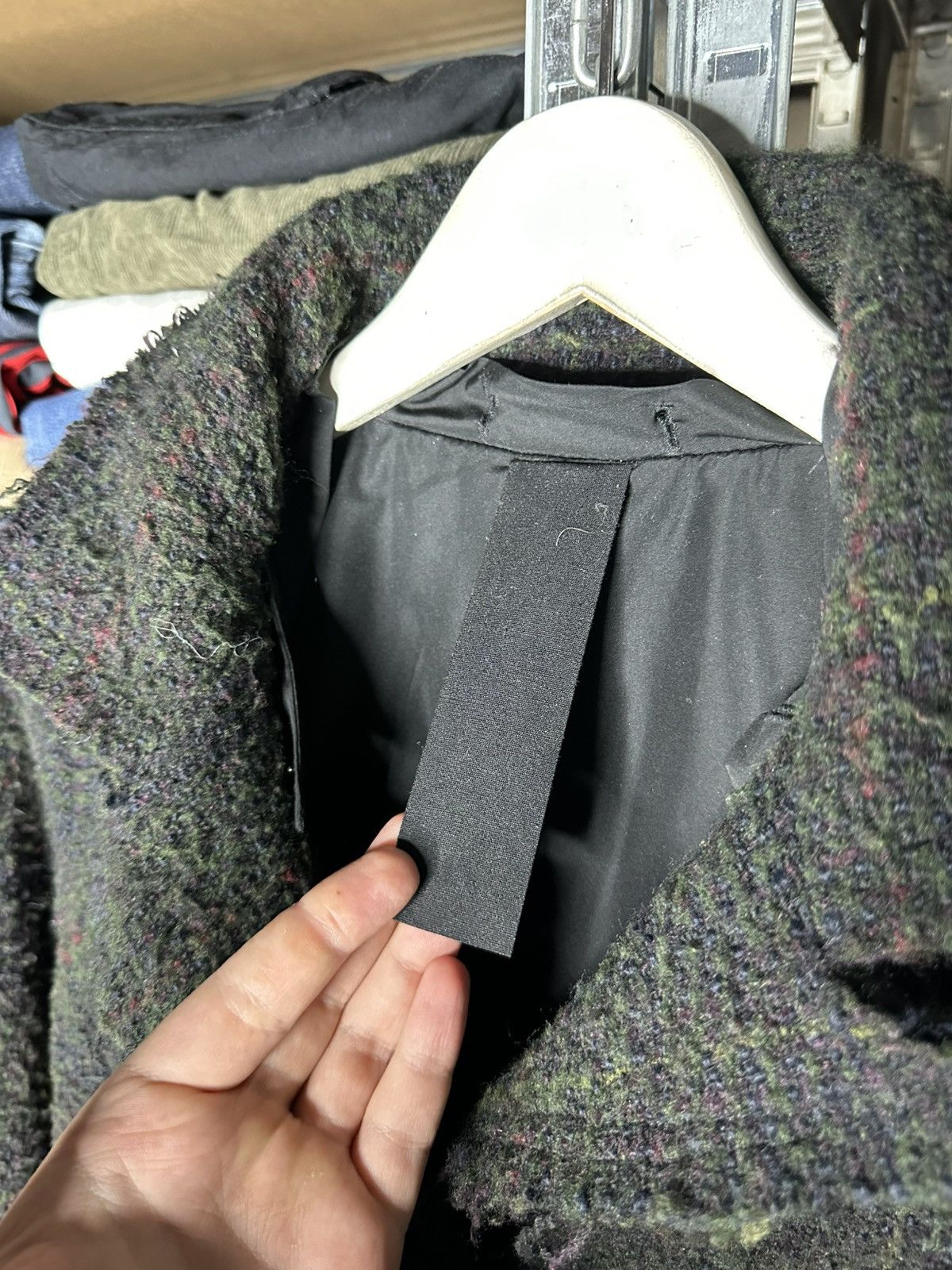Rundholz Rundholz Textured Wool Blend Long Coat Buttoned Women Size S Size S / US 4 / IT 40 - 4 Thumbnail