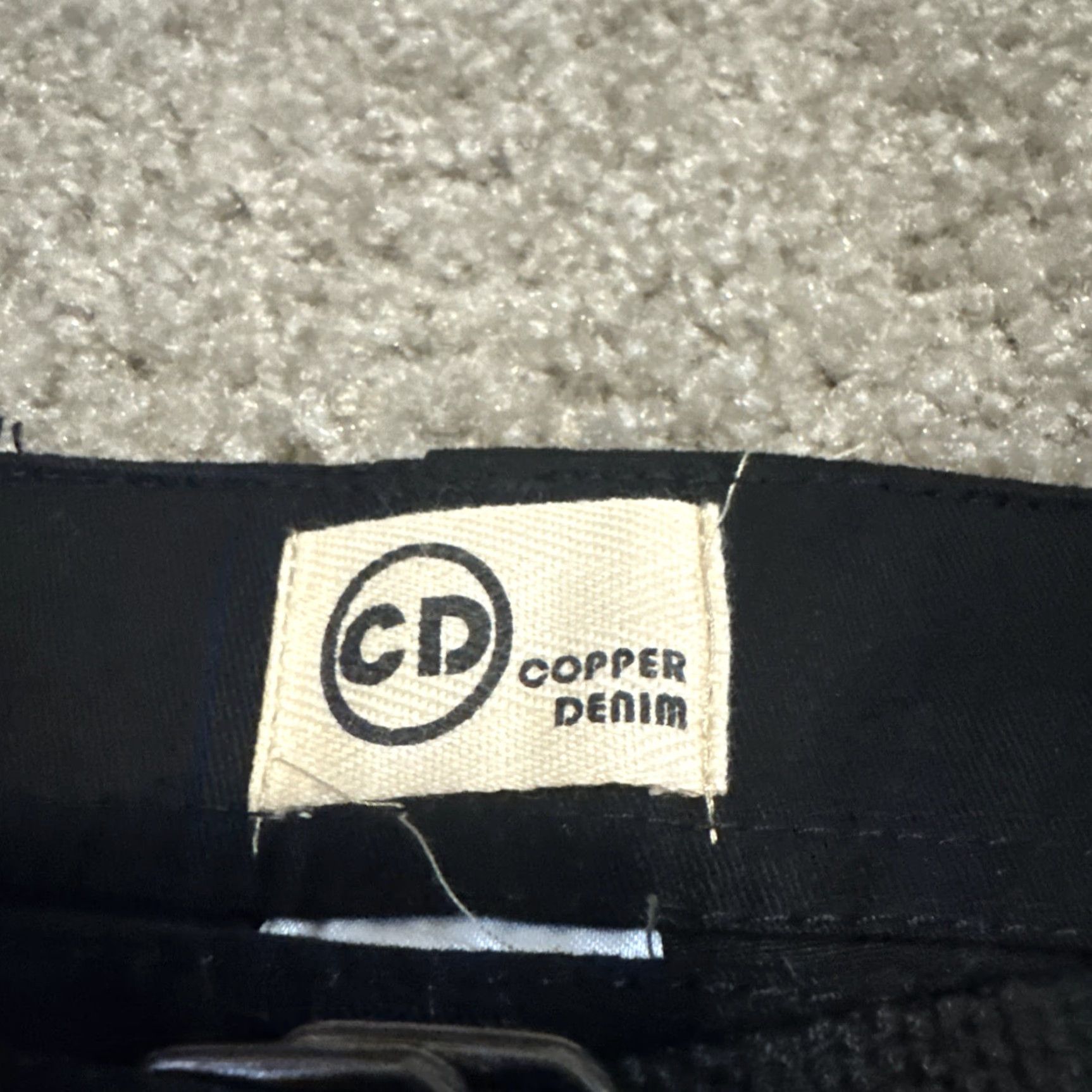 Vintage Copper Denim Black Cotton Cargo Shorts Belt 36” Men Regular Cotton Denim Cargo Belted Black 36 Mens Size US 36 / EU 52 - 3 Thumbnail