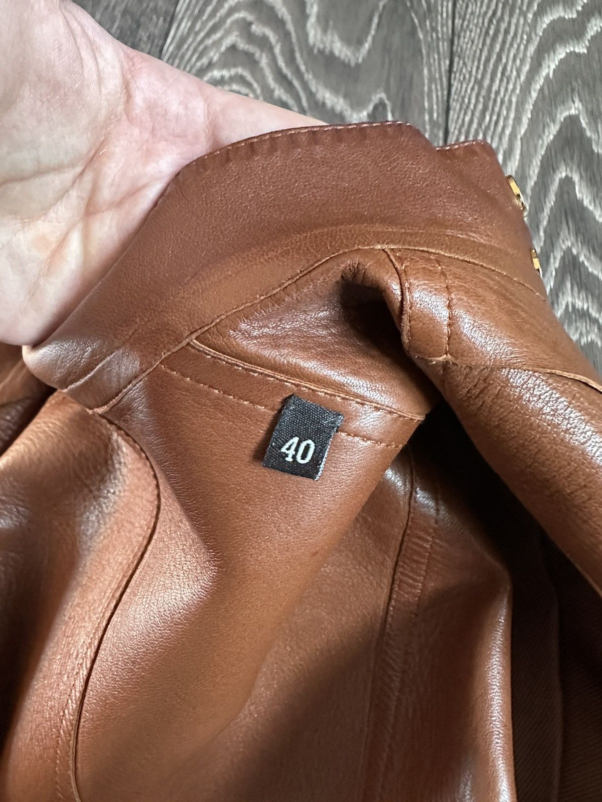 Gucci gucci ss99 by tom ford leather biker jacket Size S / US 4 / IT 40 - 7 Thumbnail