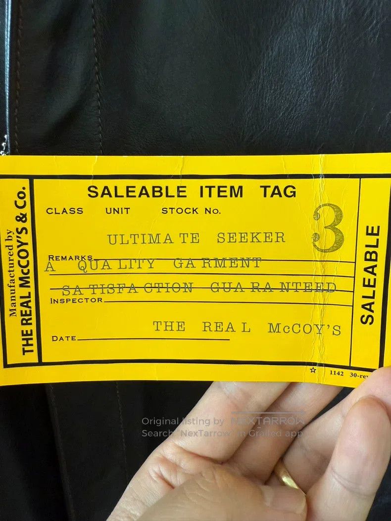 The Real McCoy's The Real McCoys A2 flight jacket Size US XS / EU 42 / 0 - 4 Thumbnail