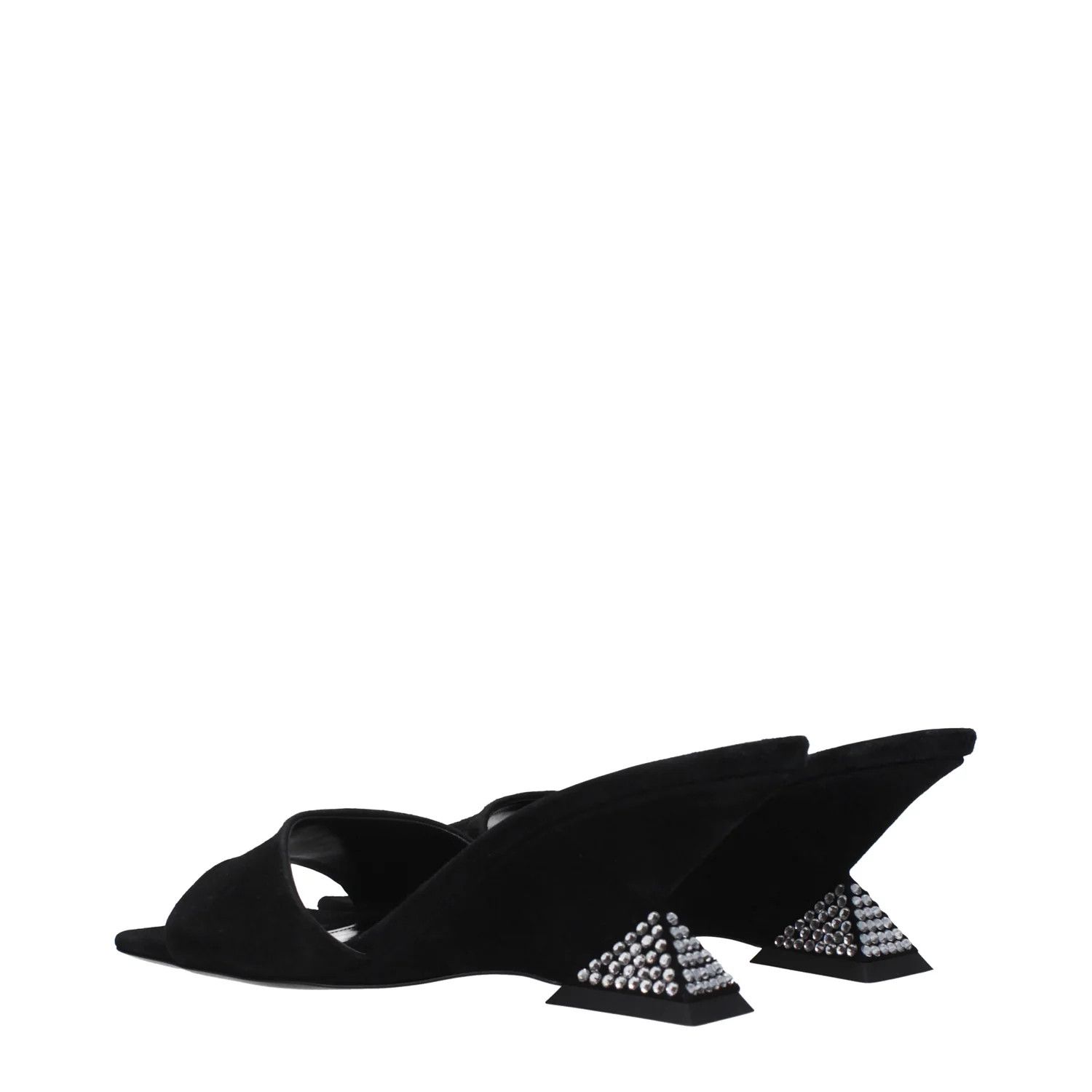 The Attico ob1o1e1224 Suede Sandals in Black Size US 6 / IT 36 - 4 Thumbnail