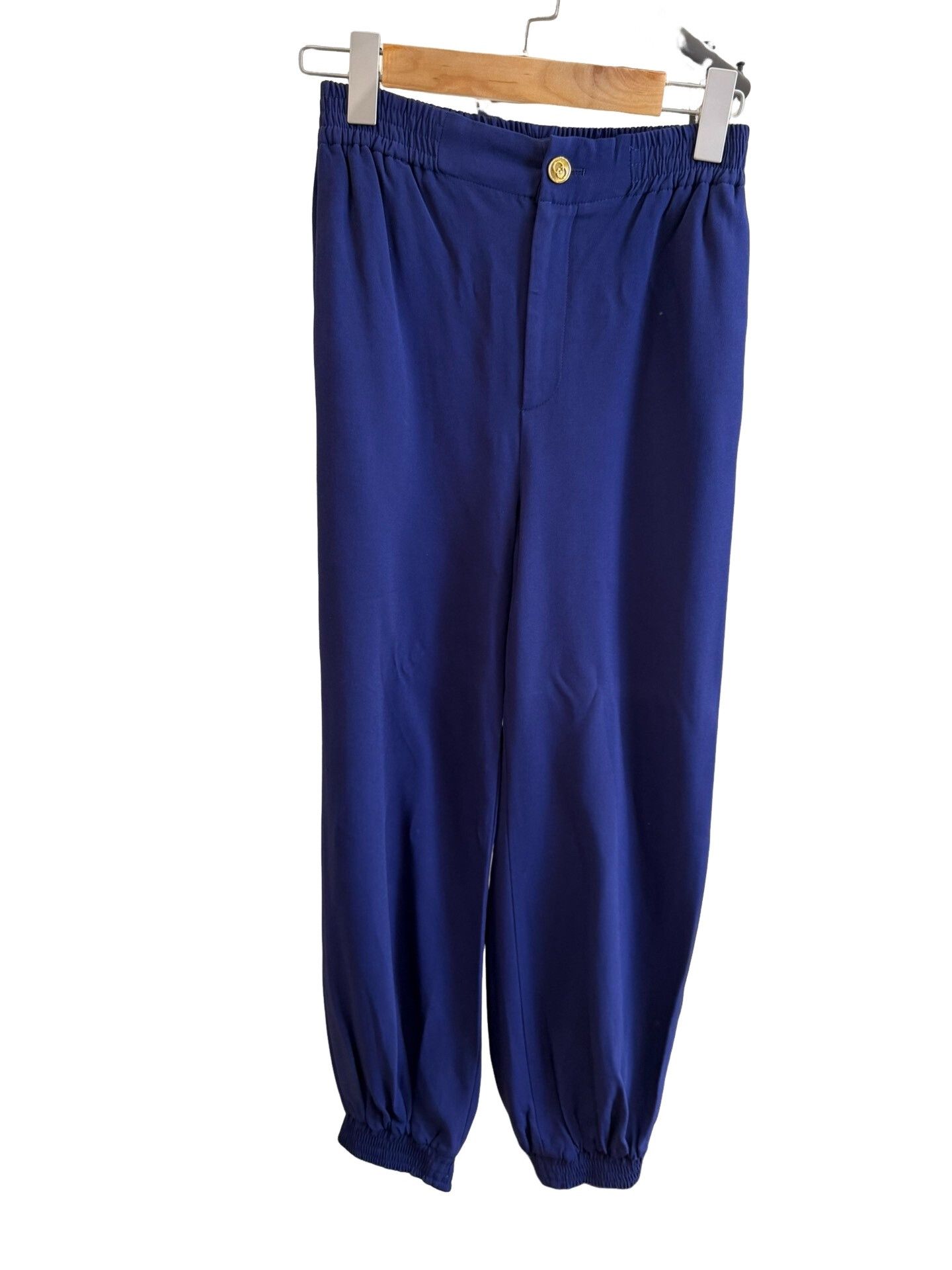 Gucci Gucci Navy Viscose Jogger Pants IT 36 Size 25" / US 0 / IT 36 - 1 Thumbnail